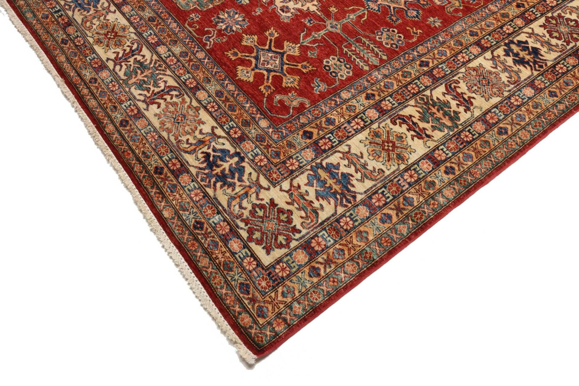 Kazak Orientteppich 299 × 406 cm aus Wolle, handgeknüpft