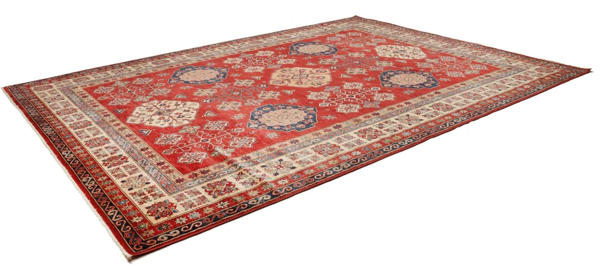 Handgeknüpfter Kazak Orientteppich 296 × 398 cm