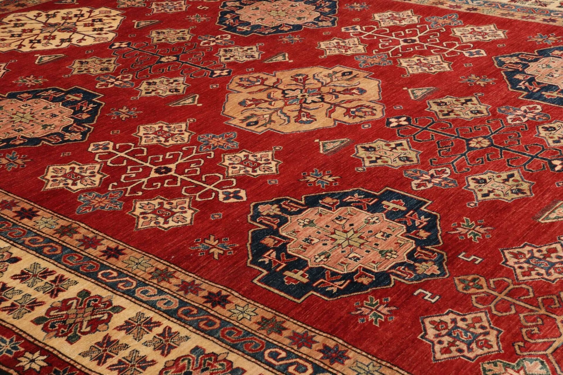 Handgeknüpfter Kazak Orientteppich 296 × 398 cm