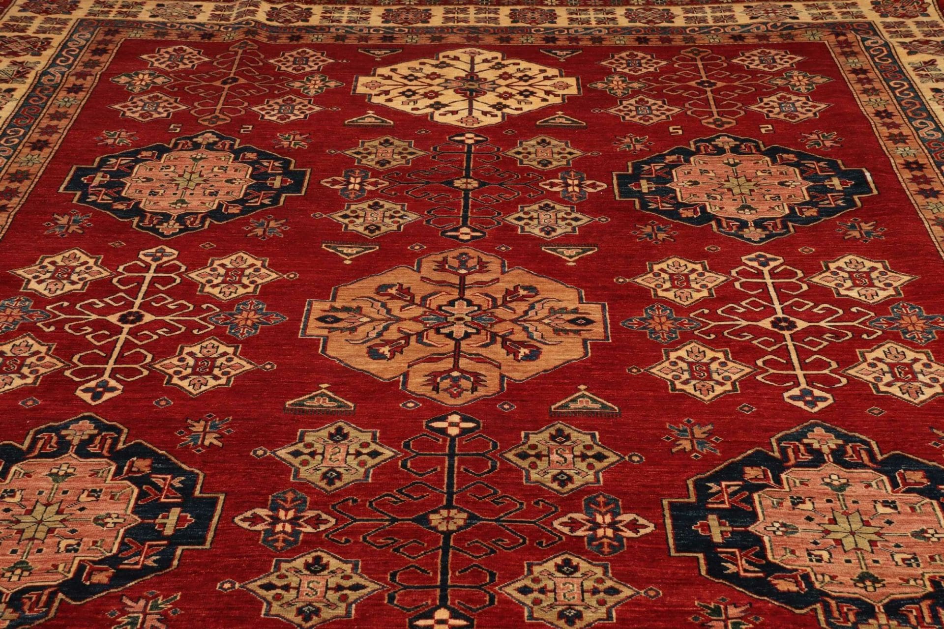 Handgeknüpfter Kazak Orientteppich 296 × 398 cm