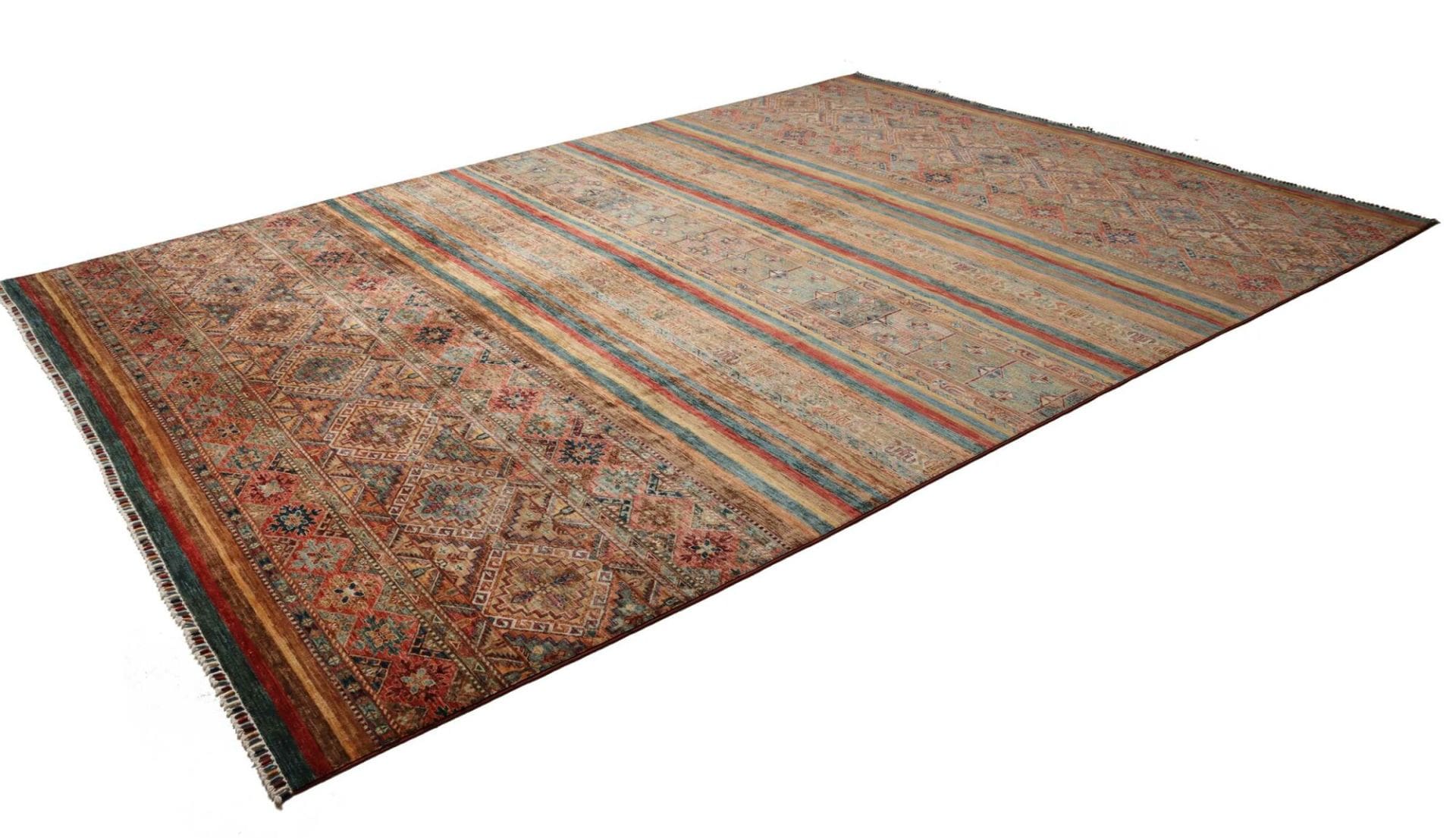 Handgeknüpfter Samarkand Orientteppich, 305 × 415 cm, Wolle