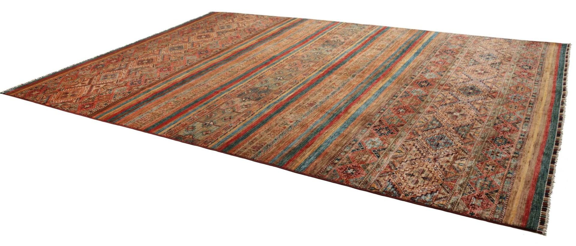 Handgeknüpfter Samarkand Orientteppich, 305 × 415 cm, Wolle