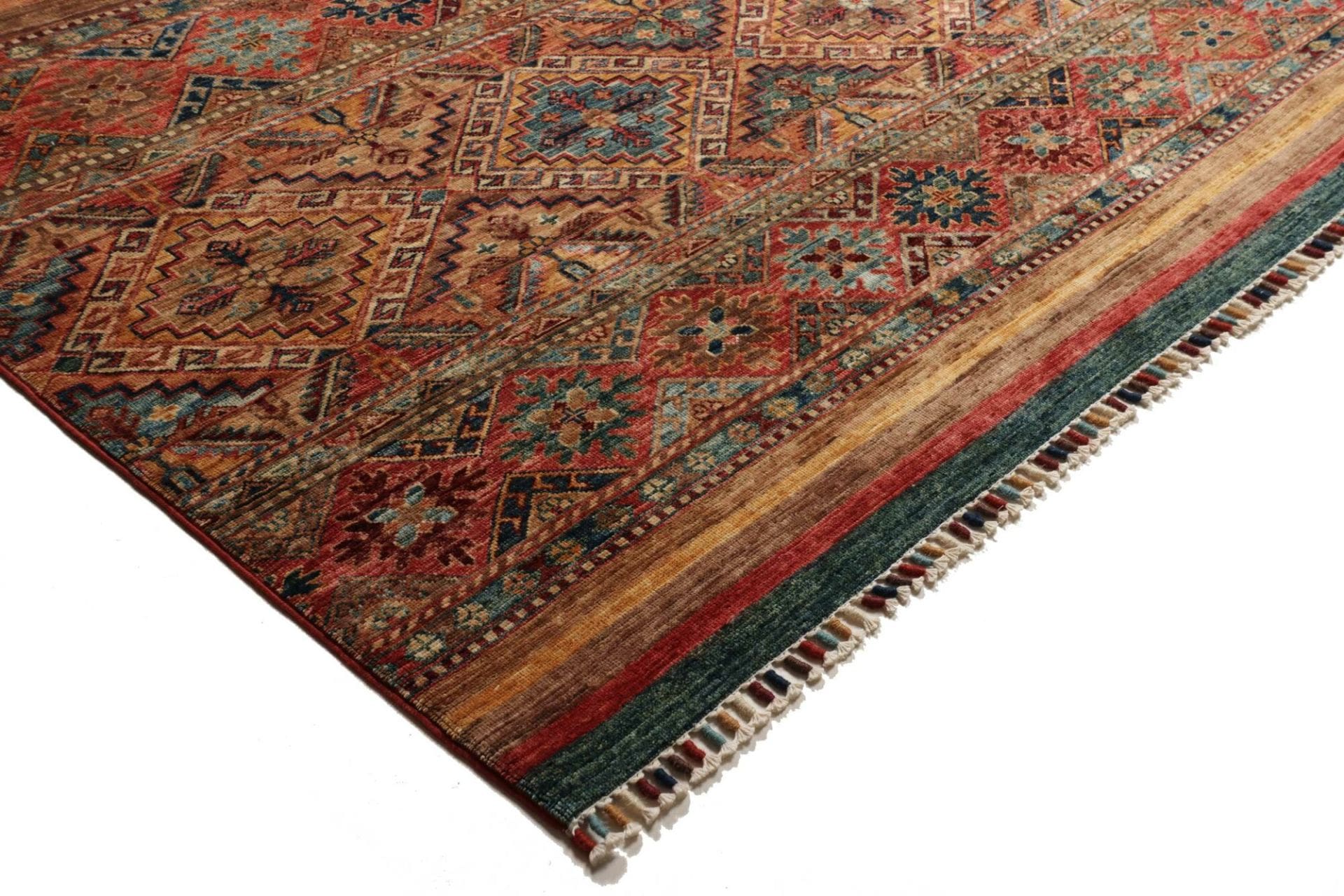 Handgeknüpfter Samarkand Orientteppich, 305 × 415 cm, Wolle