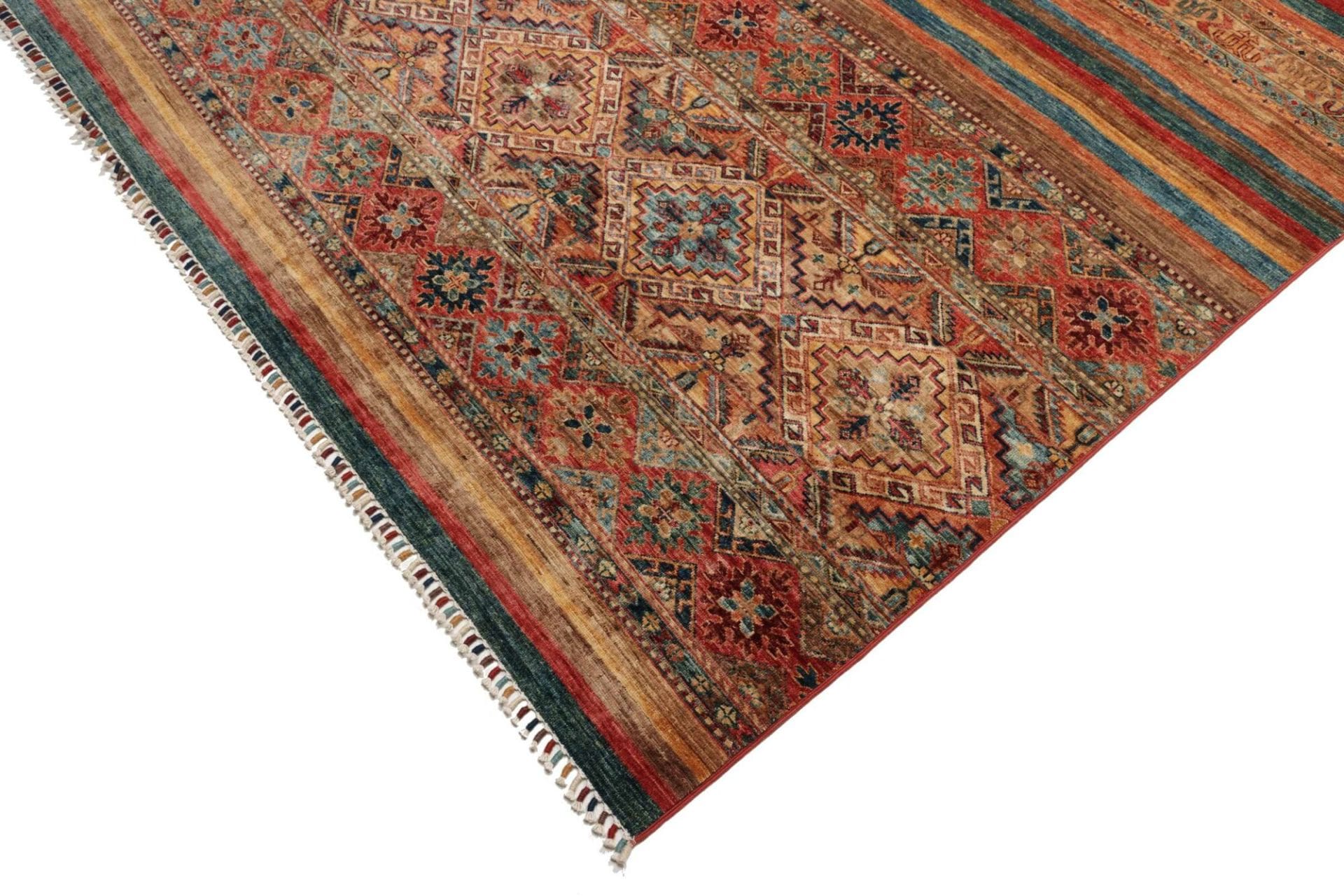 Handgeknüpfter Samarkand Orientteppich, 305 × 415 cm, Wolle