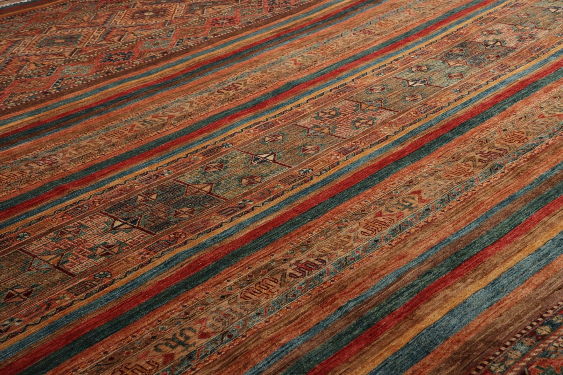 Handgeknüpfter Samarkand Orientteppich, 305 × 415 cm, Wolle