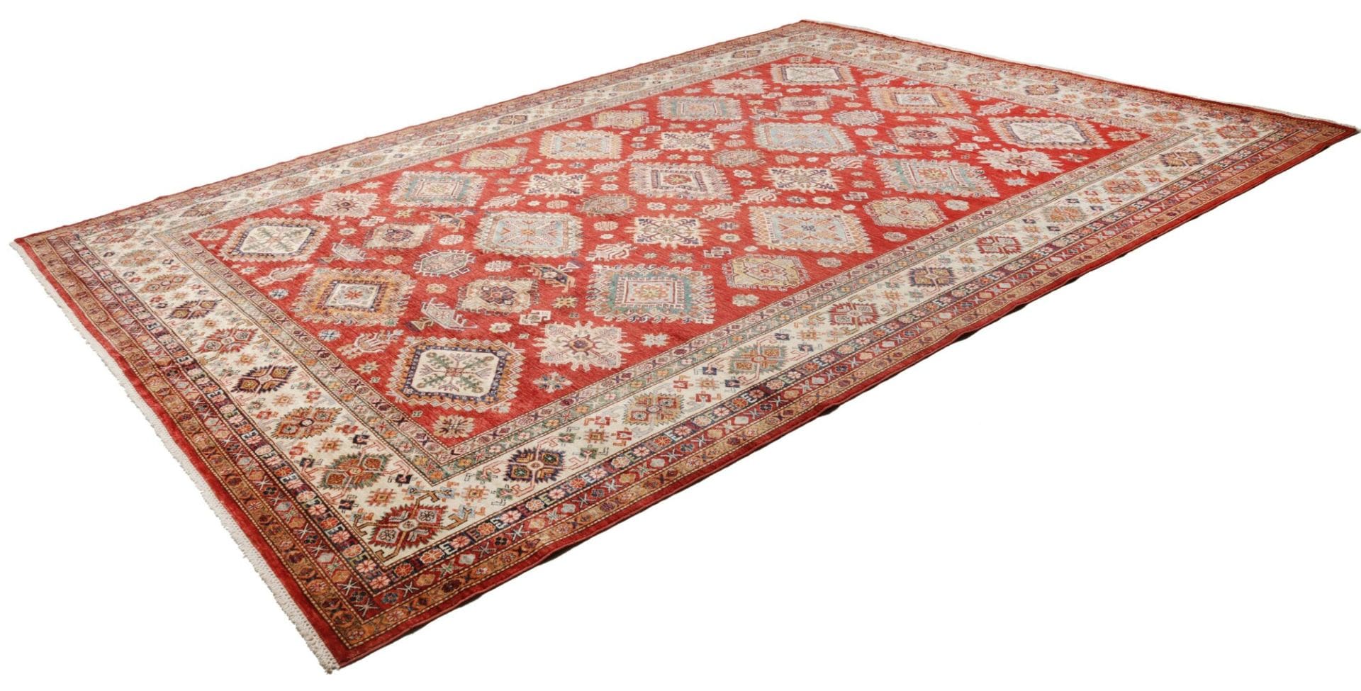 Kazak Orientteppich aus Pakistan, 300 × 410 cm