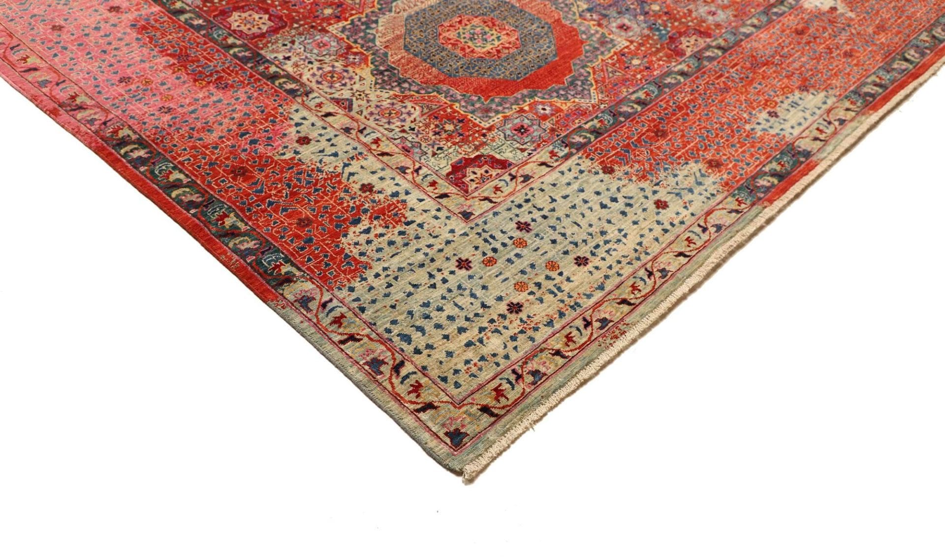 Handgeknüpfter Mamluk Orientteppich, 305 × 420 cm, Wolle