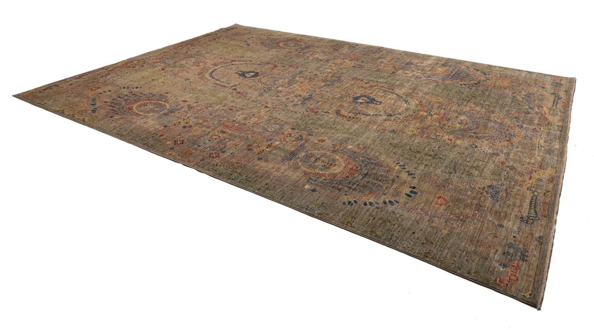 Handgeknüpfter Samarkand Orientteppich 300 × 408 cm