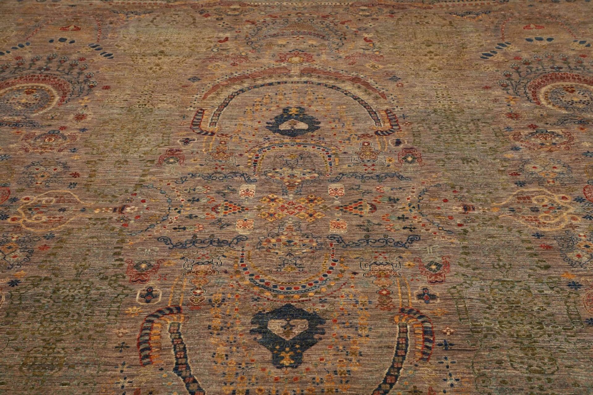 Handgeknüpfter Samarkand Orientteppich 300 × 408 cm