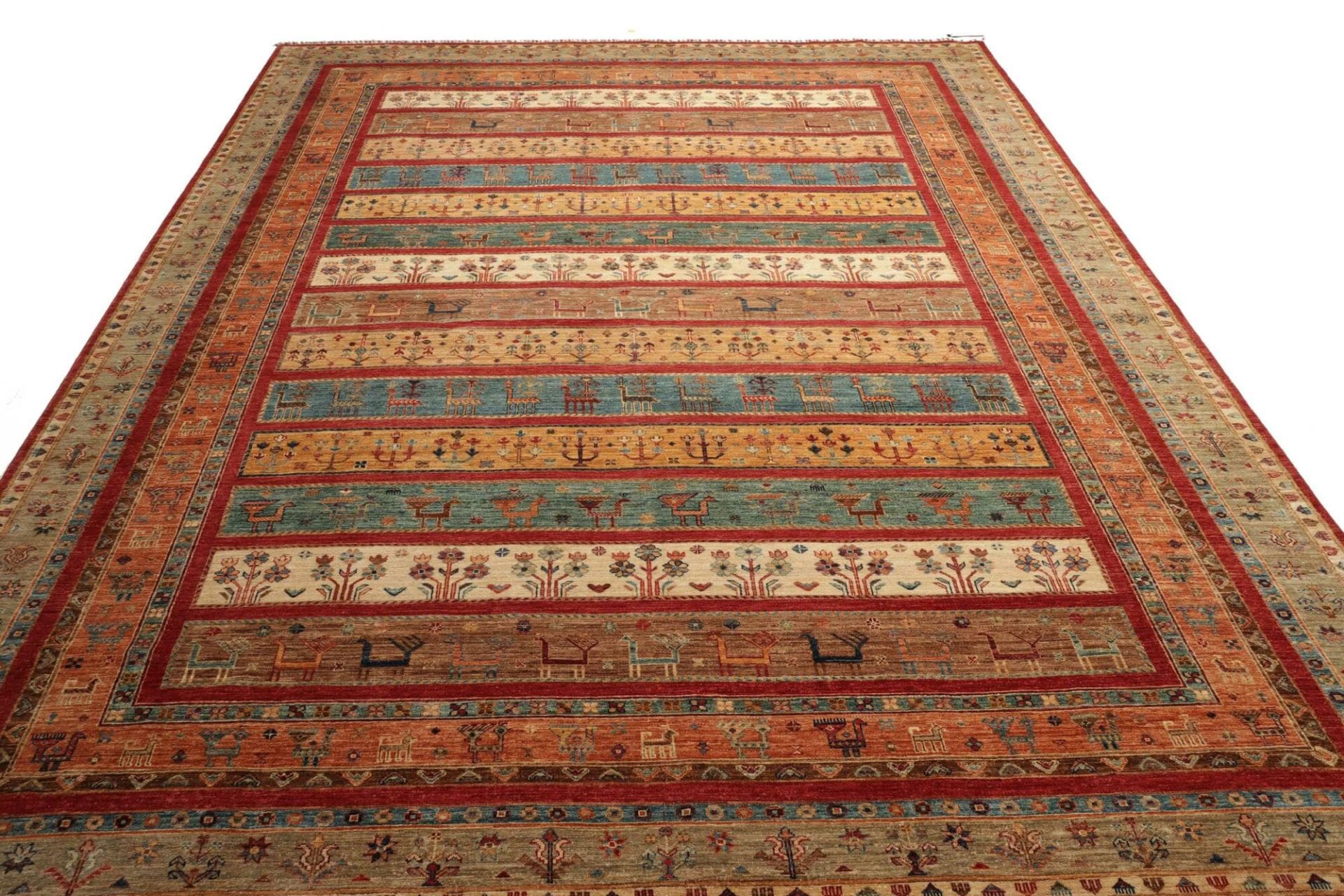 Samarkand Orientteppich 306 × 410 cm aus Wolle, handgeknüpft