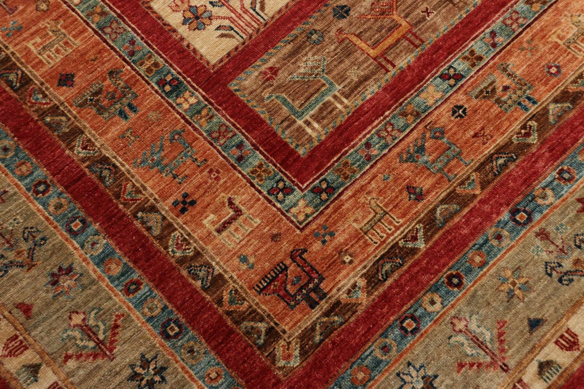 Samarkand Orientteppich 306 × 410 cm aus Wolle, handgeknüpft