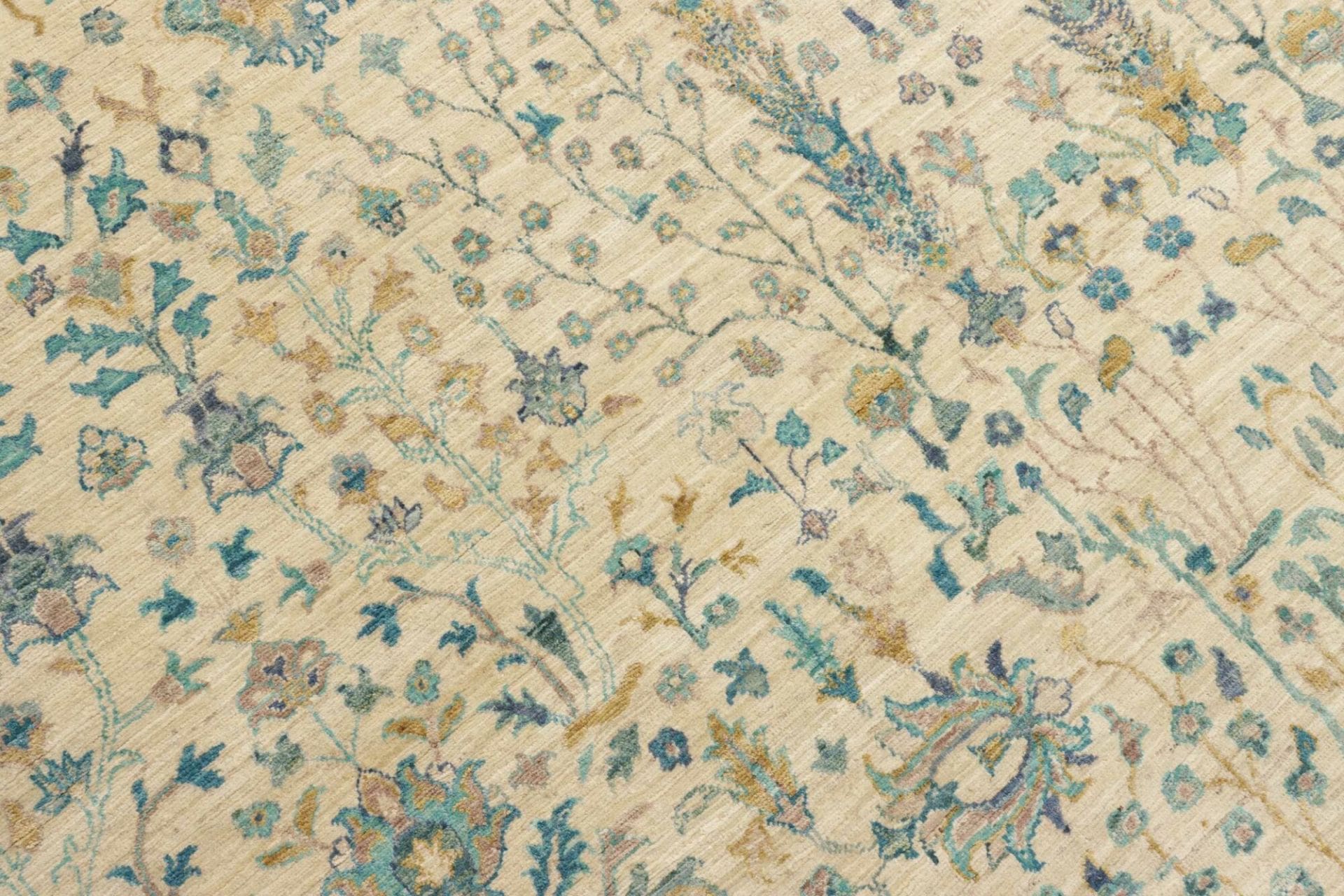 Handgeknüpfter Samarkand Orientteppich, 305 × 416 cm, Wolle