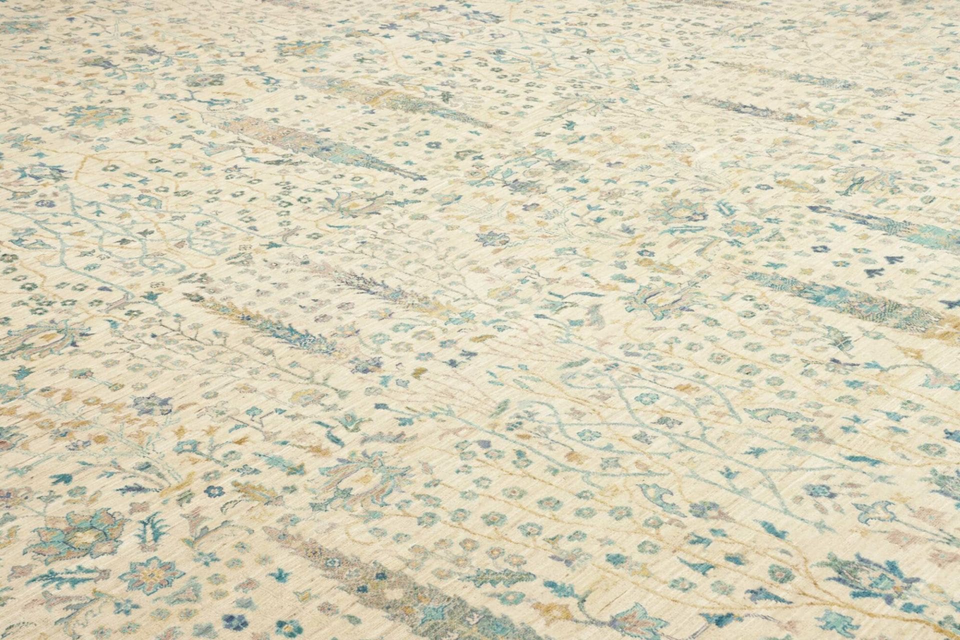 Handgeknüpfter Samarkand Orientteppich, 305 × 416 cm, Wolle