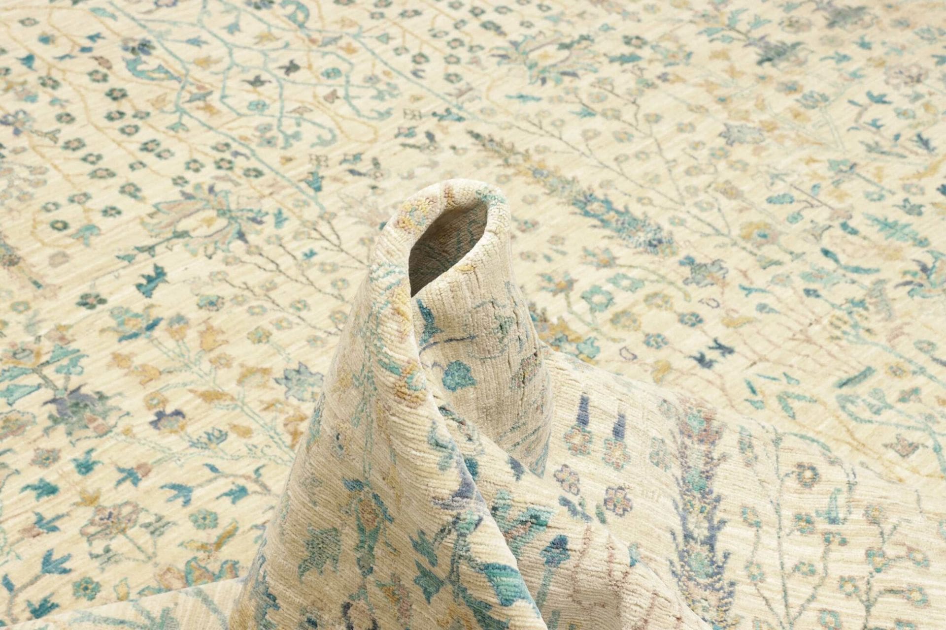 Handgeknüpfter Samarkand Orientteppich, 305 × 416 cm, Wolle