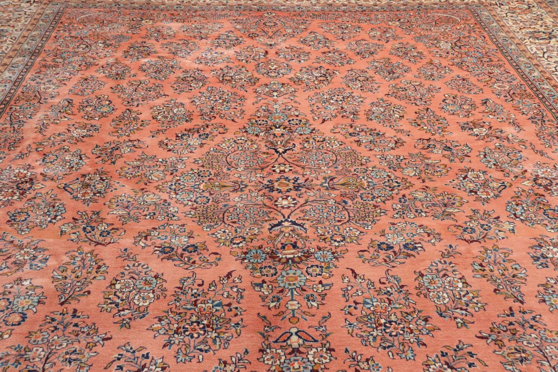 Handgeknüpfter Sarough Farahan Perserteppich 341 × 486 cm