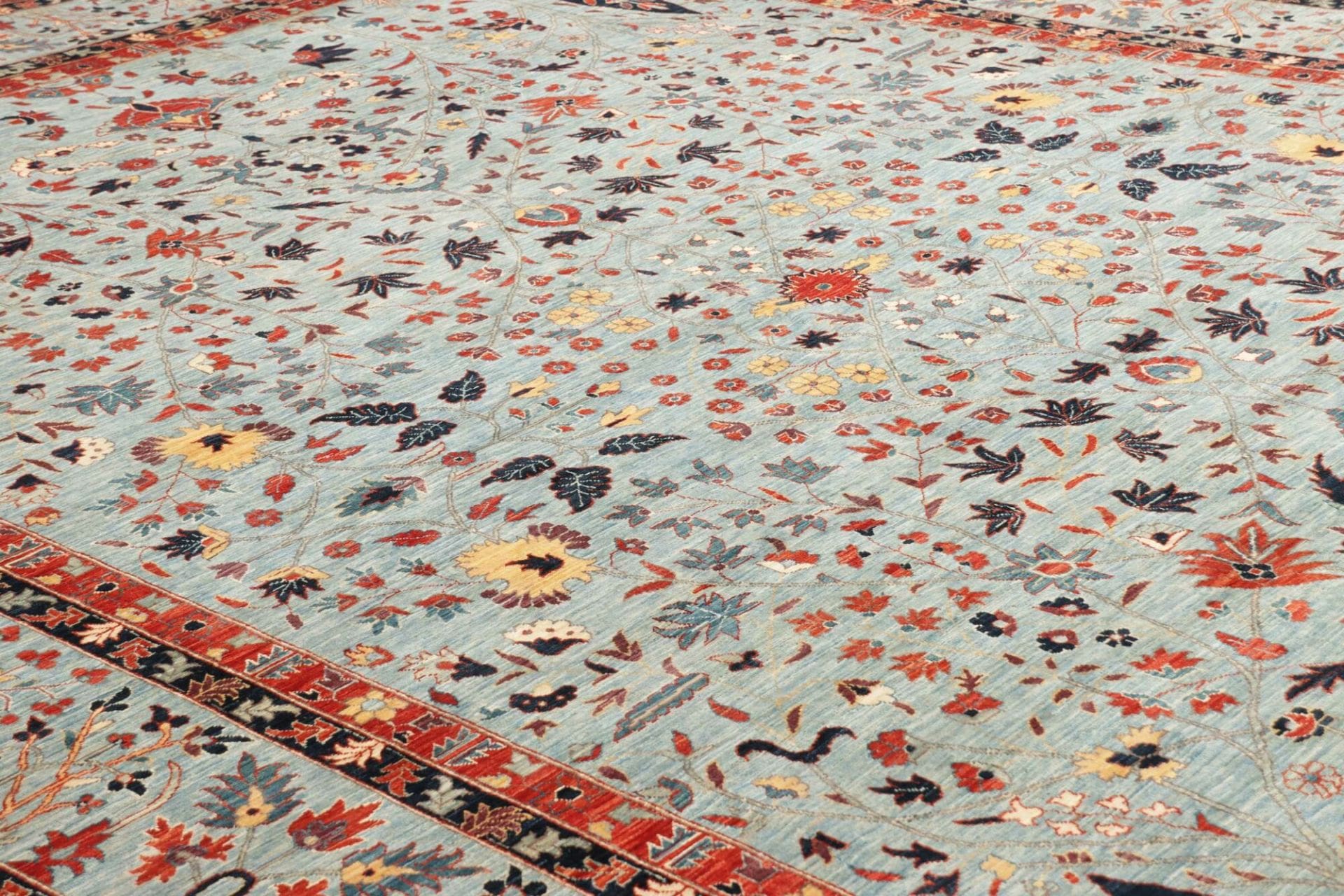 Handgeknüpfter Ariana Orientteppich, 275 × 362 cm, Wolle