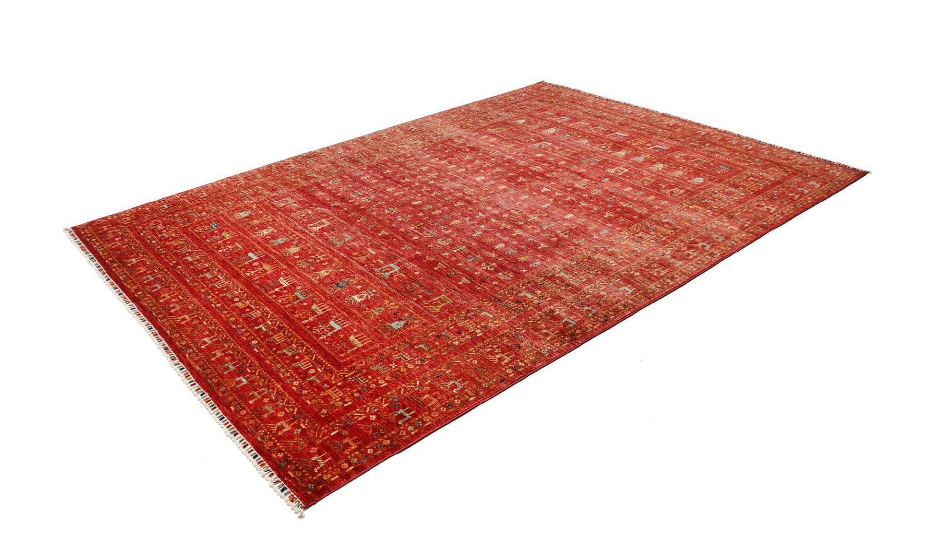 Handgeknüpfter Samarkand Orientteppich, 246 × 339 cm, Wolle