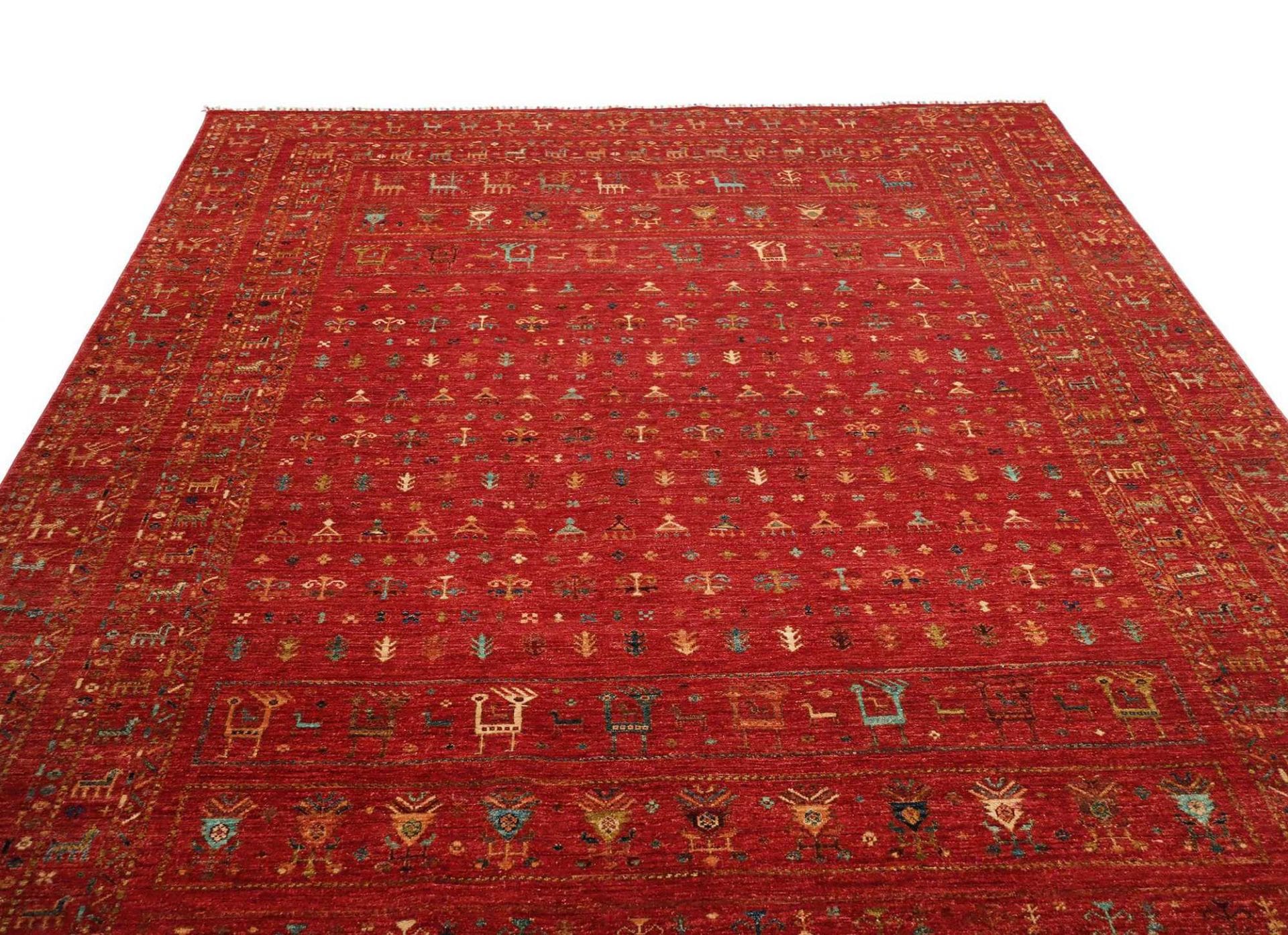 Handgeknüpfter Samarkand Orientteppich, 246 × 339 cm, Wolle