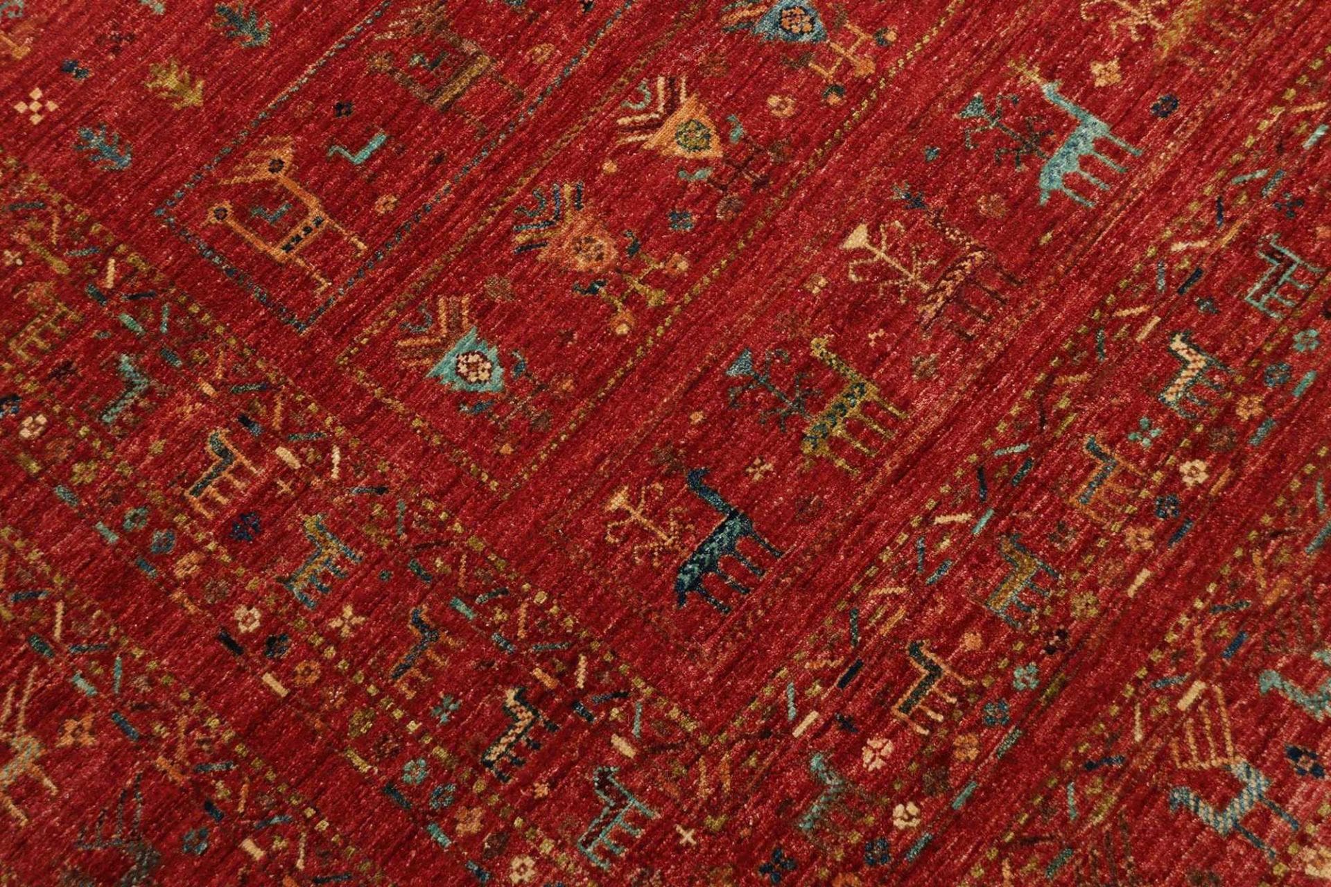 Handgeknüpfter Samarkand Orientteppich, 246 × 339 cm, Wolle