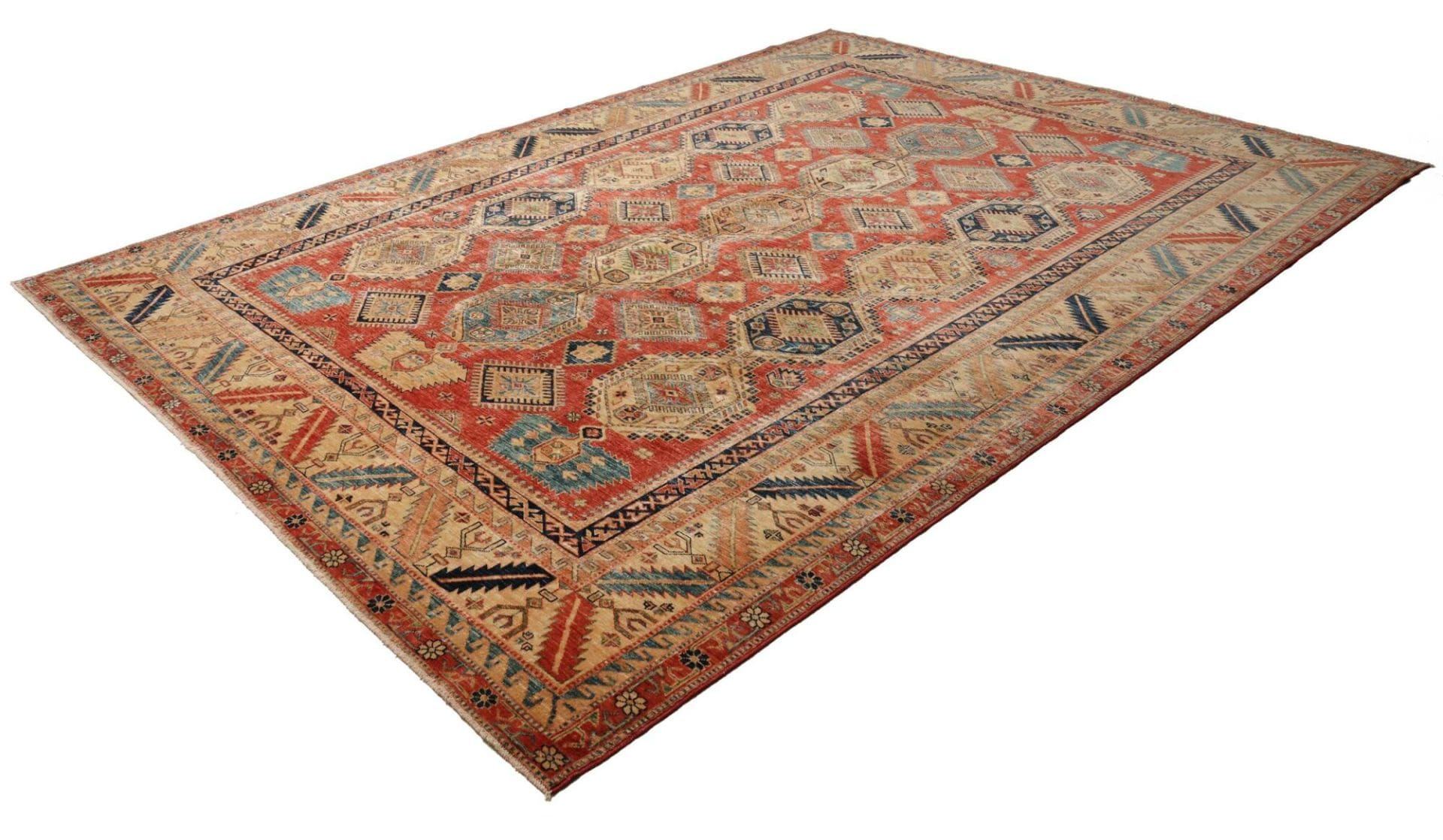 Kazak Orientteppich aus Pakistan, 270 × 362 cm