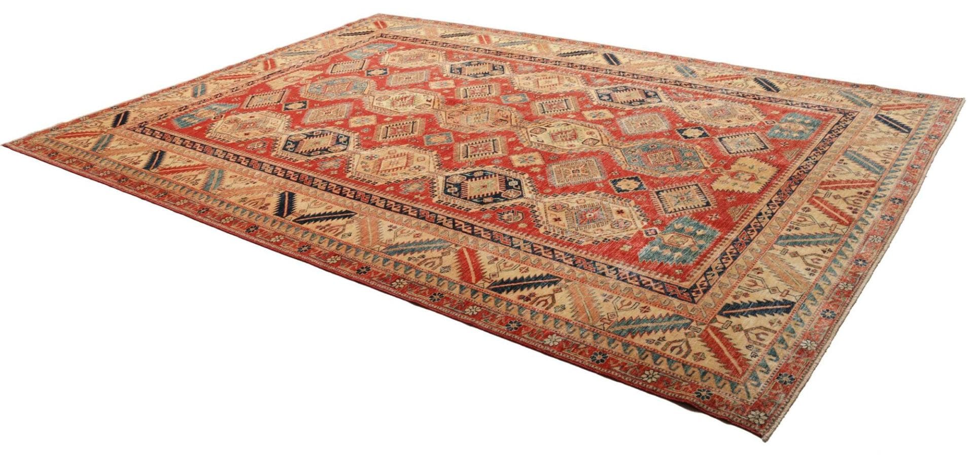 Kazak Orientteppich aus Pakistan, 270 × 362 cm