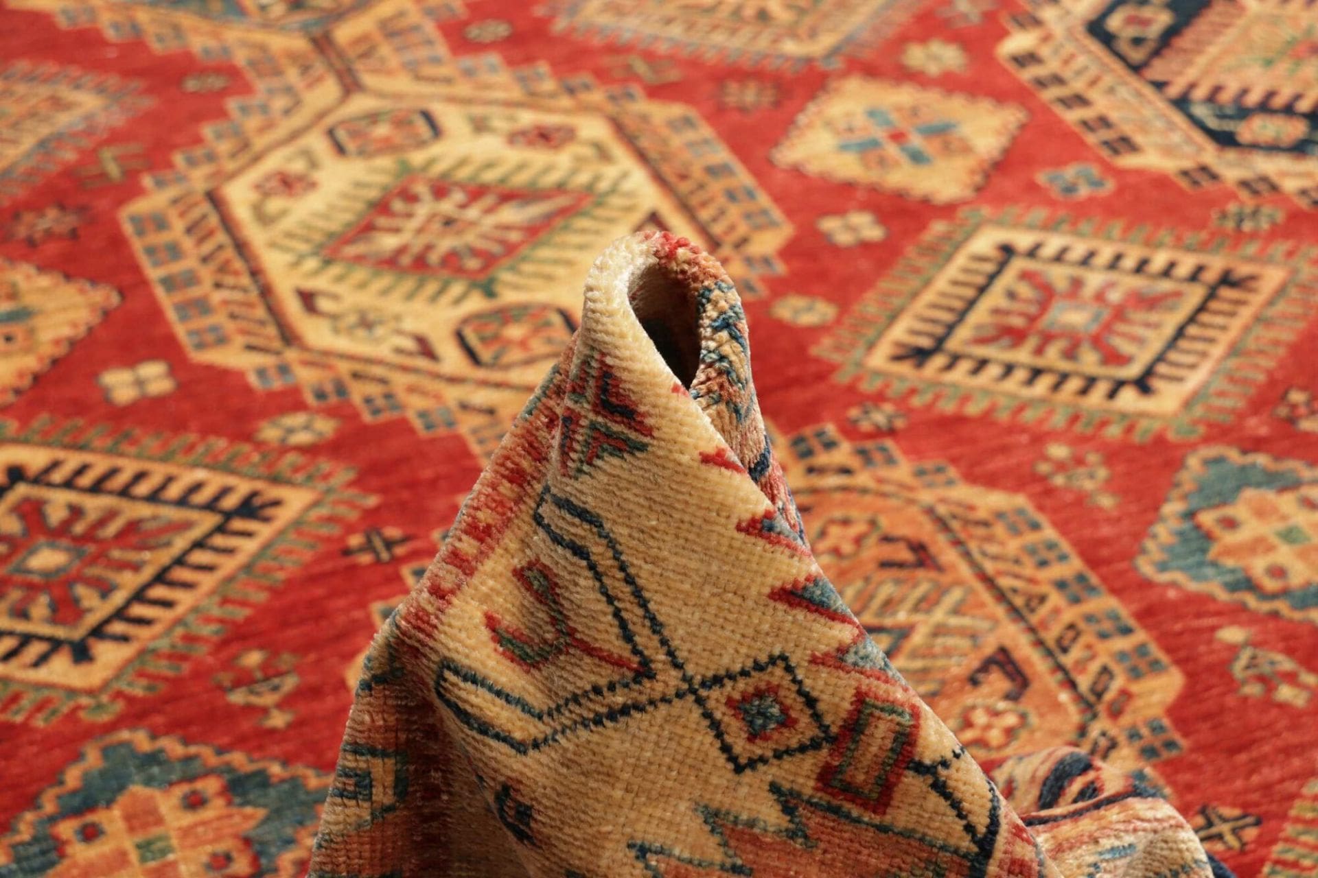 Kazak Orientteppich aus Pakistan, 270 × 362 cm