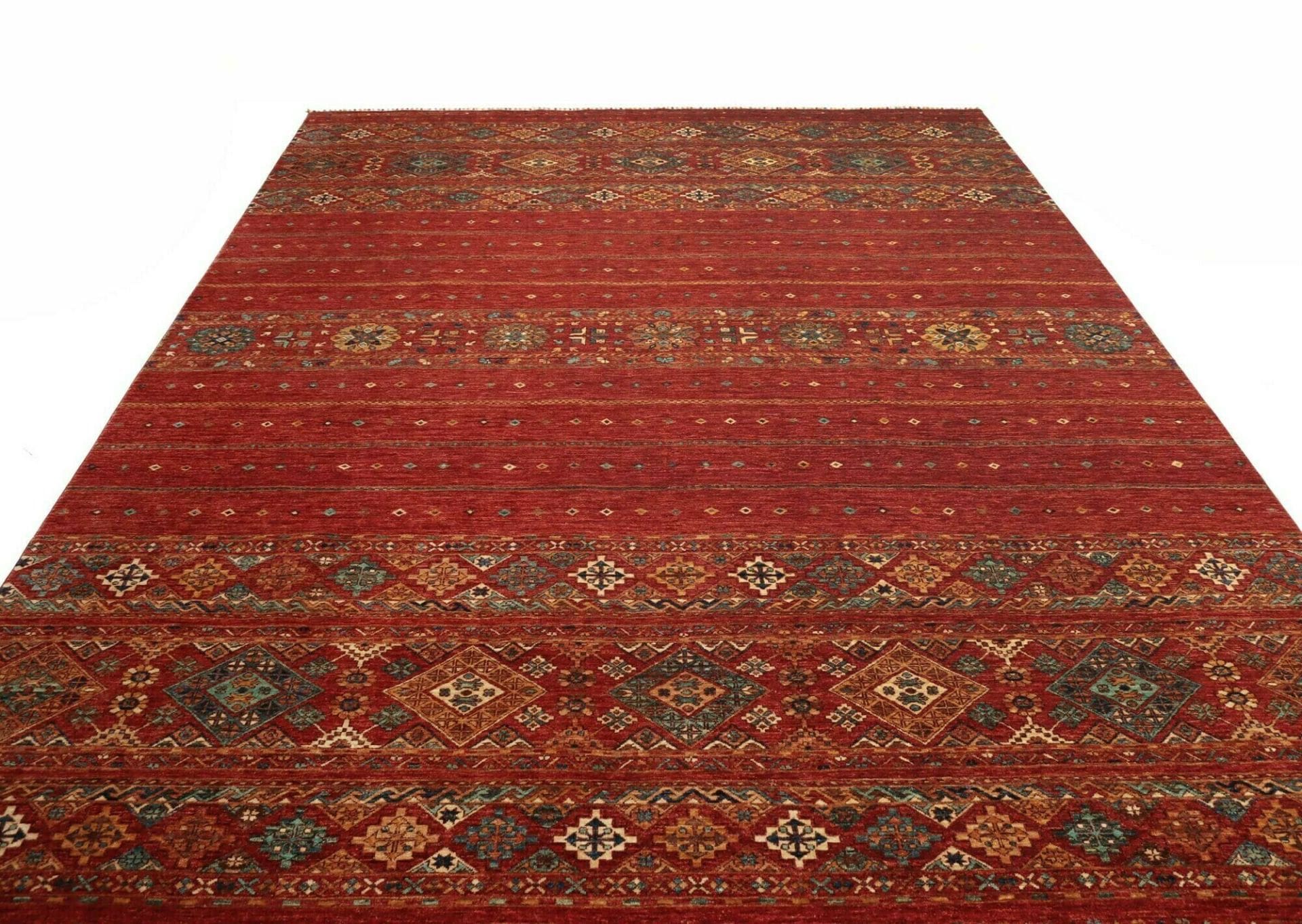 Samarkand Orientteppich 277 × 367 cm aus Wolle, handgeknüpft