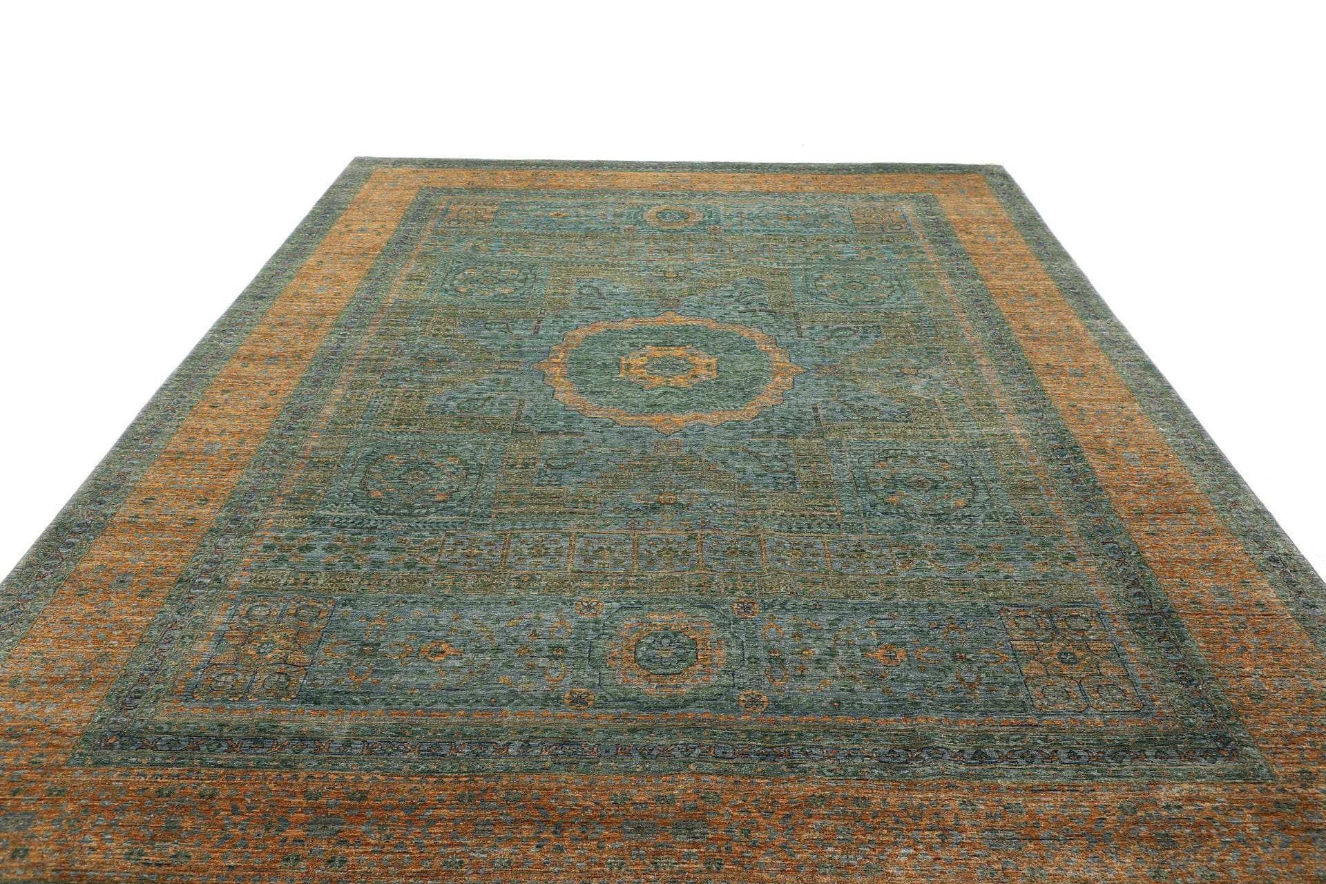 mamluk-orientteppich-275-x-356cm-seide-handgeknupft-hohe-qualitat-3 Handgeknüpfter Mamluk Orientteppich 275 × 356 cm
