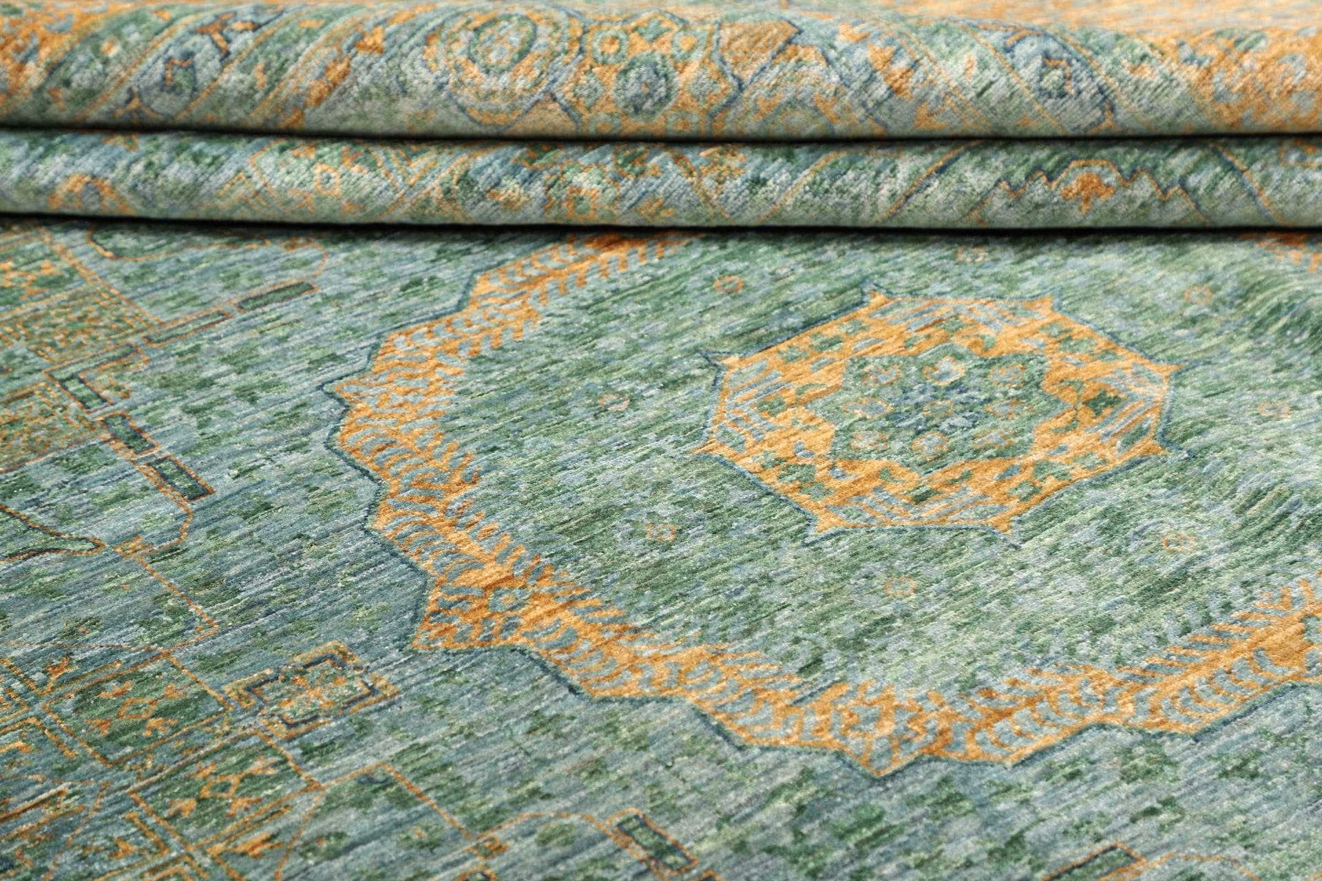 mamluk-orientteppich-275-x-356cm-seide-handgeknupft-hohe-qualitat-9 Handgeknüpfter Mamluk Orientteppich 275 × 356 cm