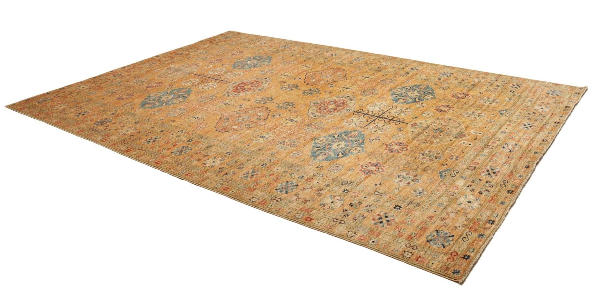 Handgeknüpfter Kazak Orientteppich, 254 × 356 cm, Wolle