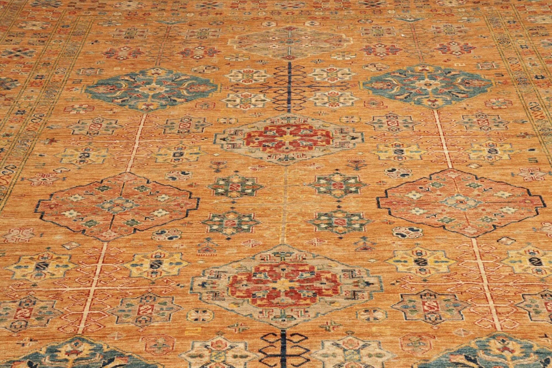 Handgeknüpfter Kazak Orientteppich, 254 × 356 cm, Wolle
