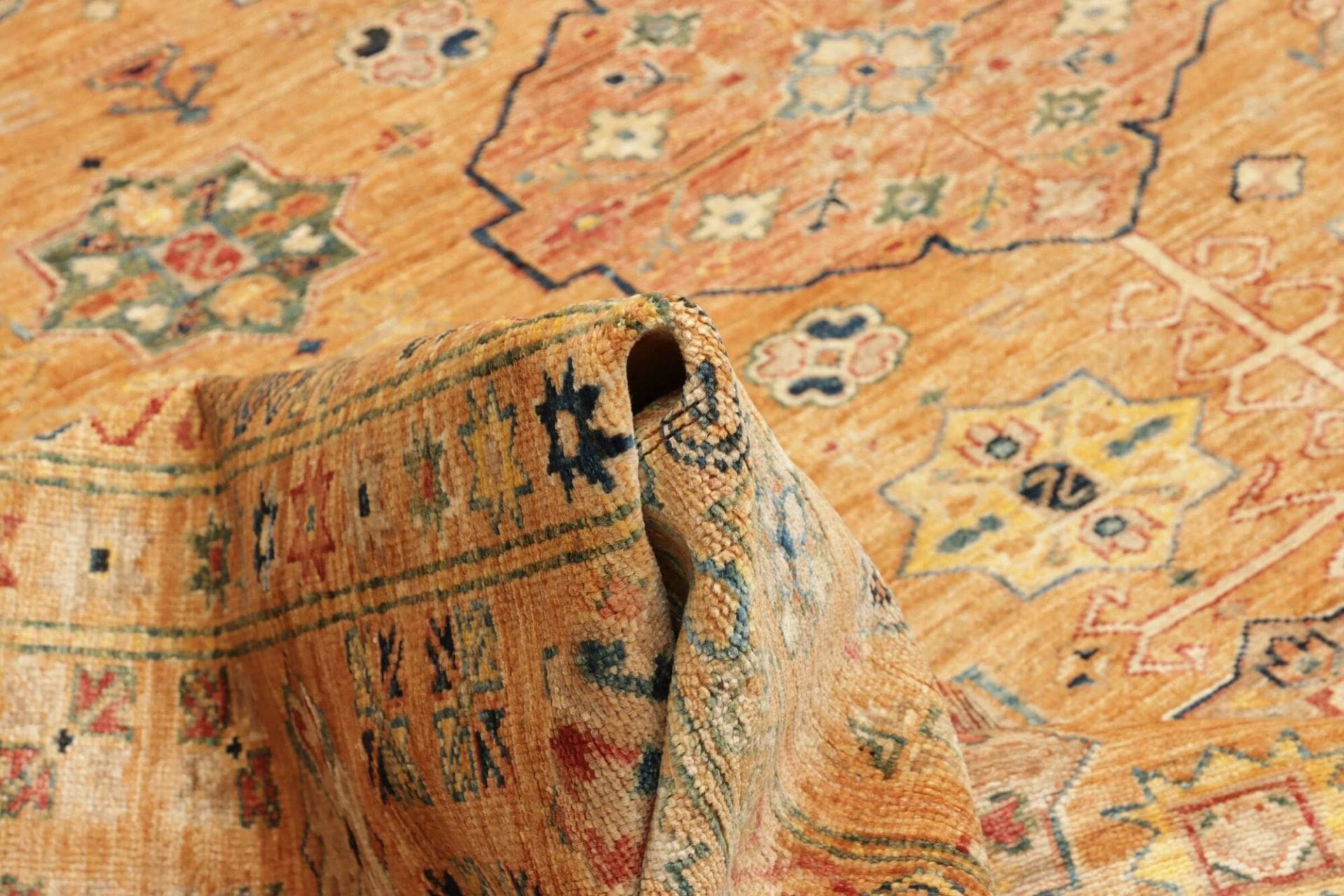 Handgeknüpfter Kazak Orientteppich, 254 × 356 cm, Wolle