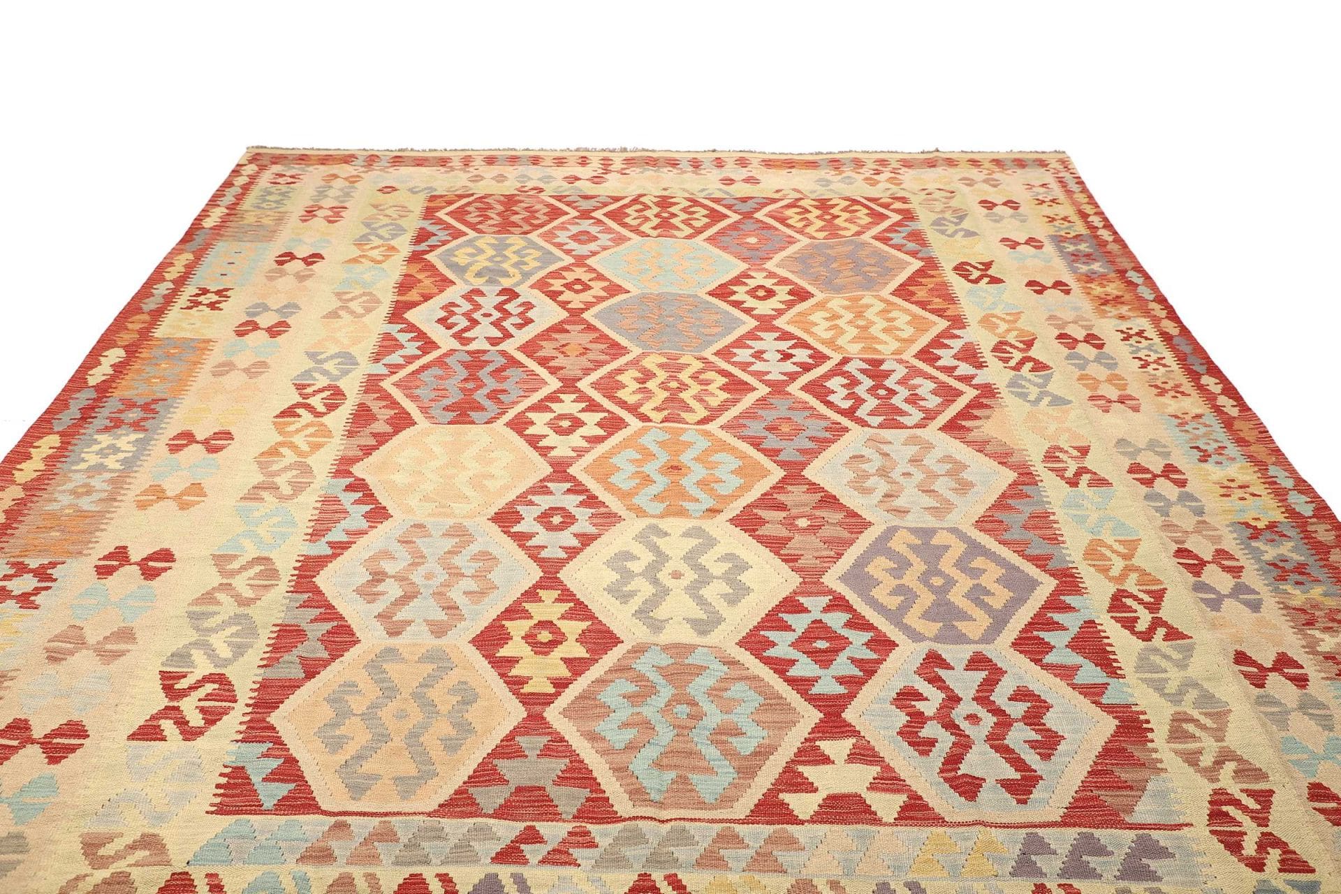 Handgewebter Kelim, 257 × 340 cm, Wolle