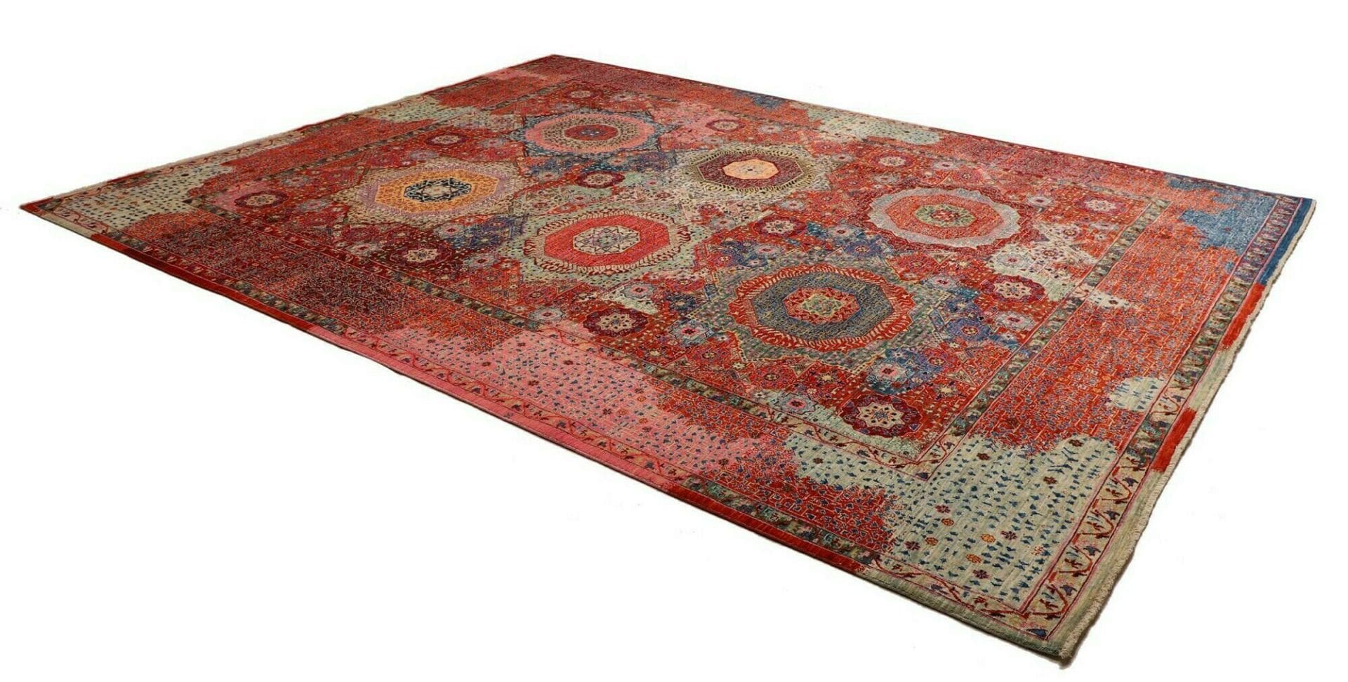 mamluk-orientteppich-277-x-353-cm-handgeknupft-seide-wolle-2 Mamluk Orientteppich aus Pakistan, 277 × 353 cm