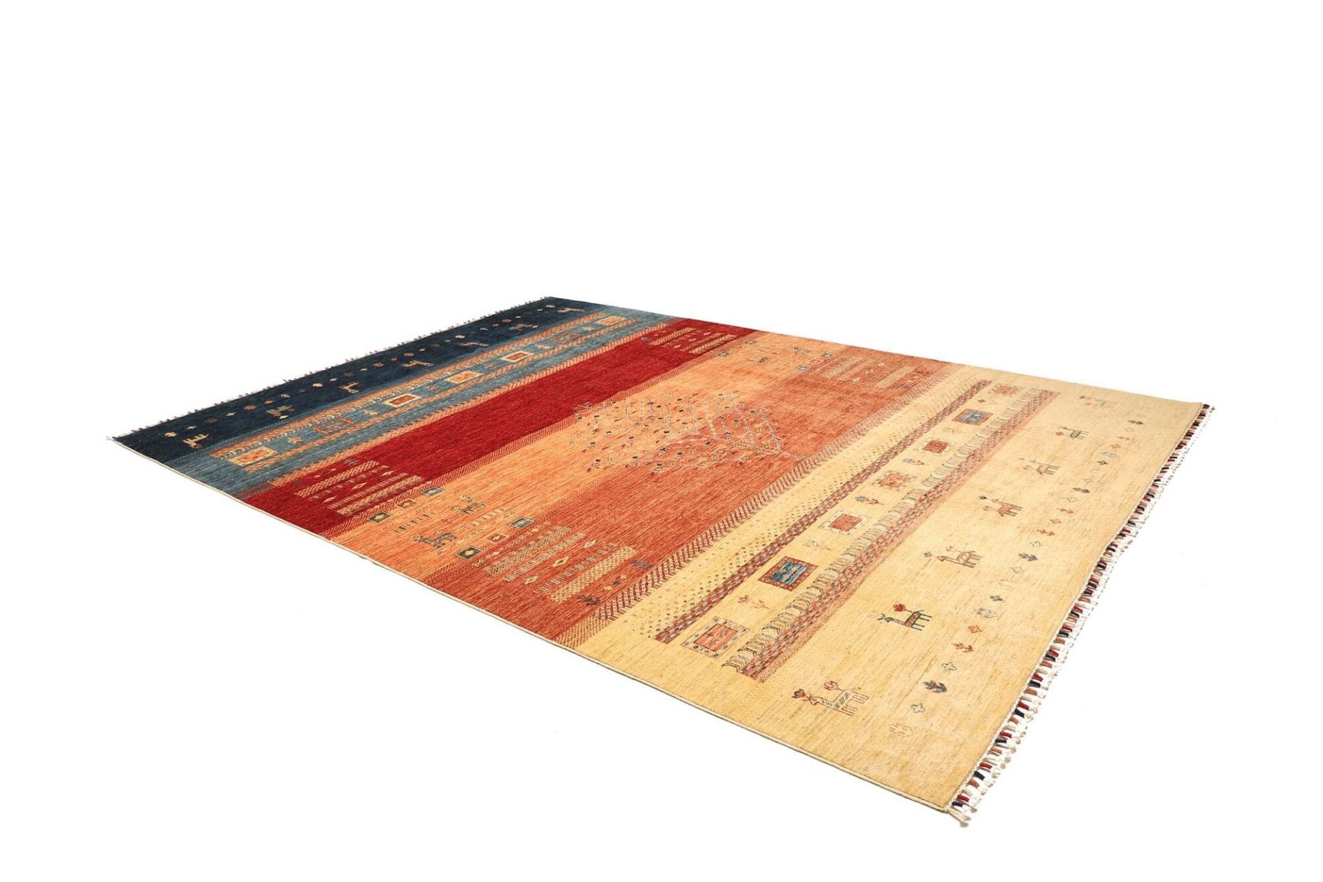 Gabbeh Orientteppich aus Pakistan, 257 × 347 cm