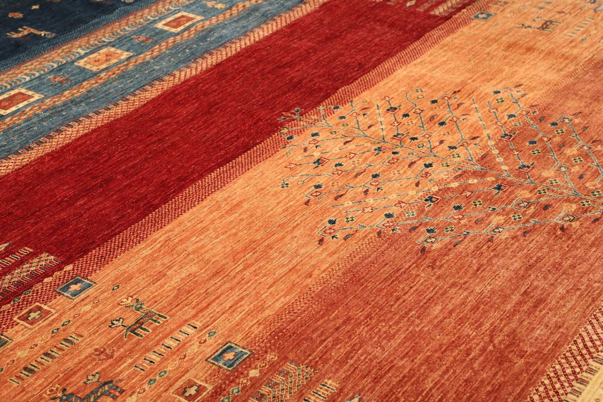 Gabbeh Orientteppich aus Pakistan, 257 × 347 cm