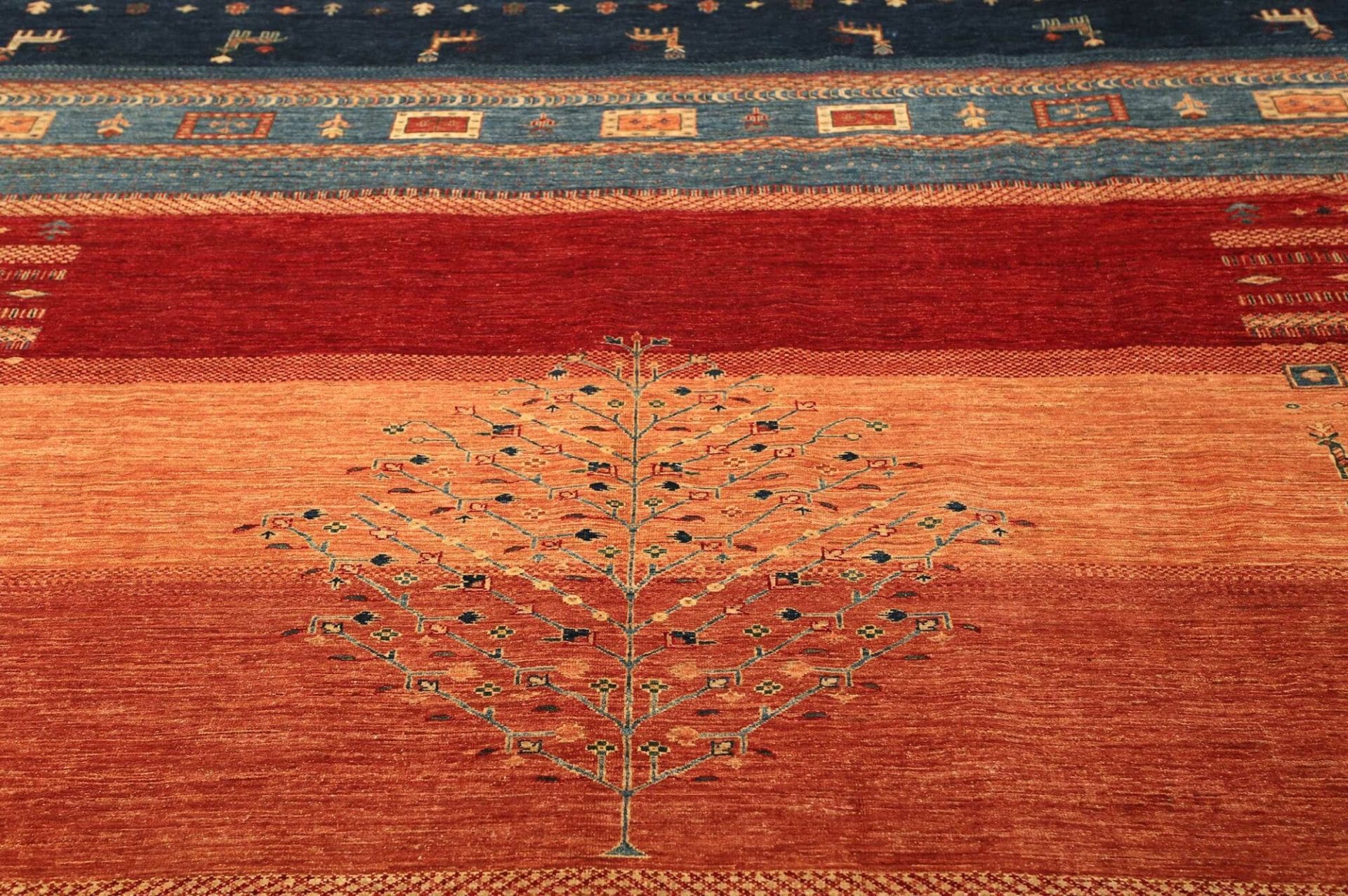 Gabbeh Orientteppich aus Pakistan, 257 × 347 cm