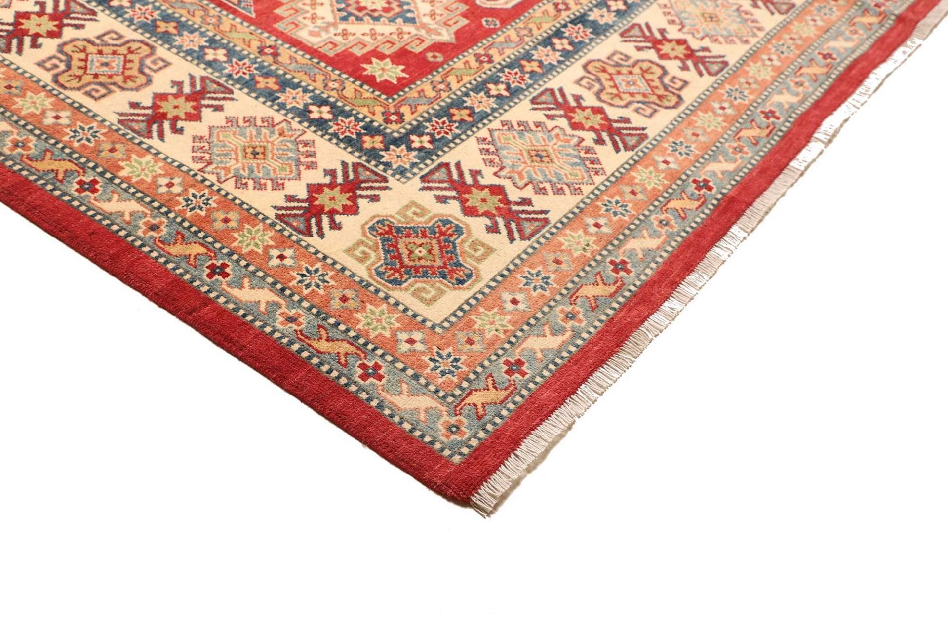 Kazak Orientteppich 276 × 360 cm aus Wolle, handgeknüpft