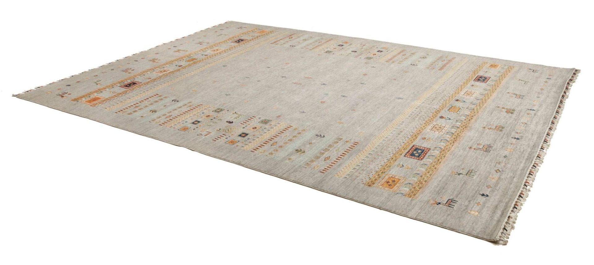 Samarkand Orientteppich 254 × 347 cm aus Wolle, handgeknüpft