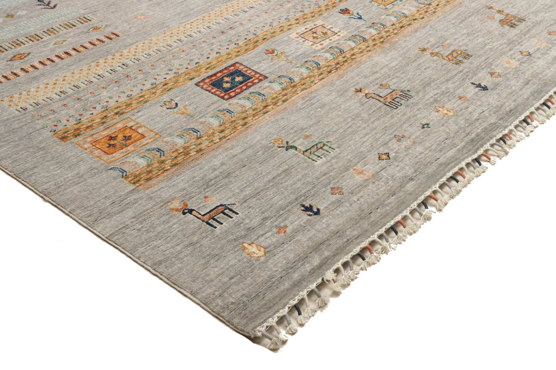 Samarkand Orientteppich 254 × 347 cm aus Wolle, handgeknüpft