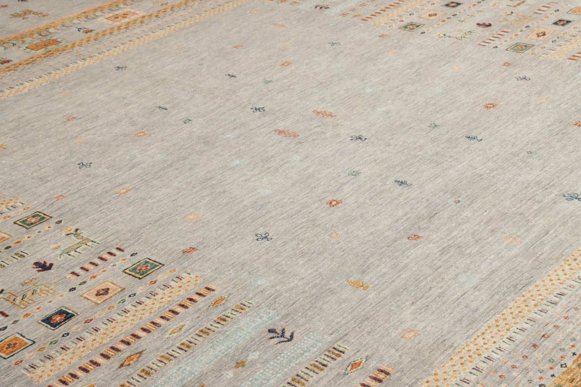 Samarkand Orientteppich 254 × 347 cm aus Wolle, handgeknüpft