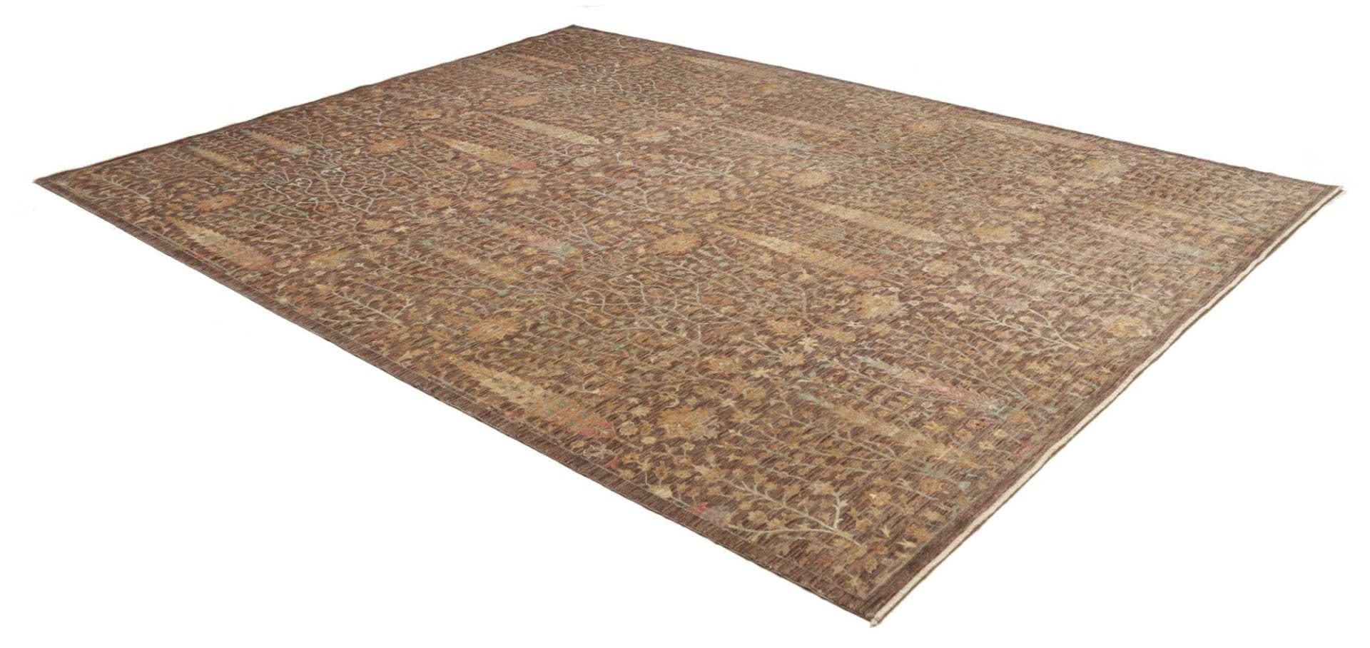Handgeknüpfter Samarkand Orientteppich 254 × 335 cm