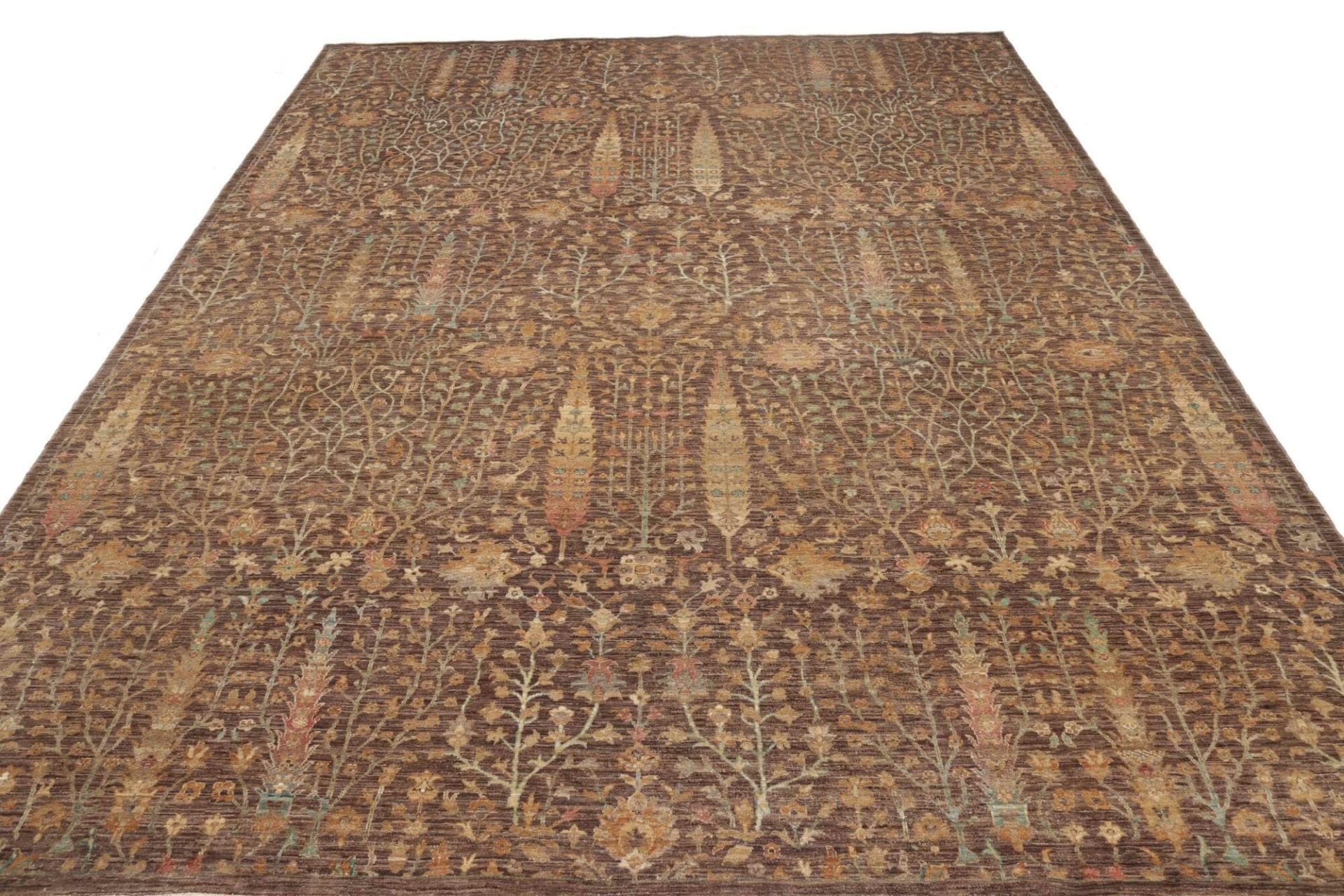 Handgeknüpfter Samarkand Orientteppich 254 × 335 cm