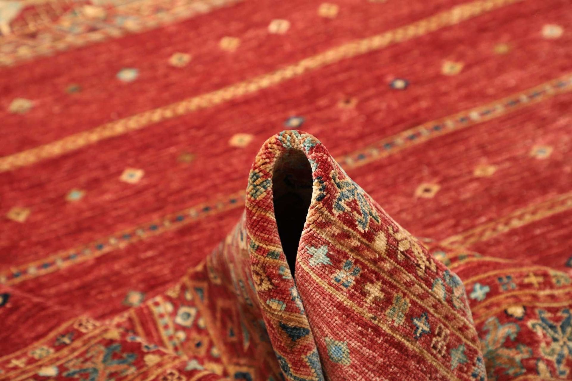 Samarkand Orientteppich 249 × 355 cm aus Wolle, handgeknüpft