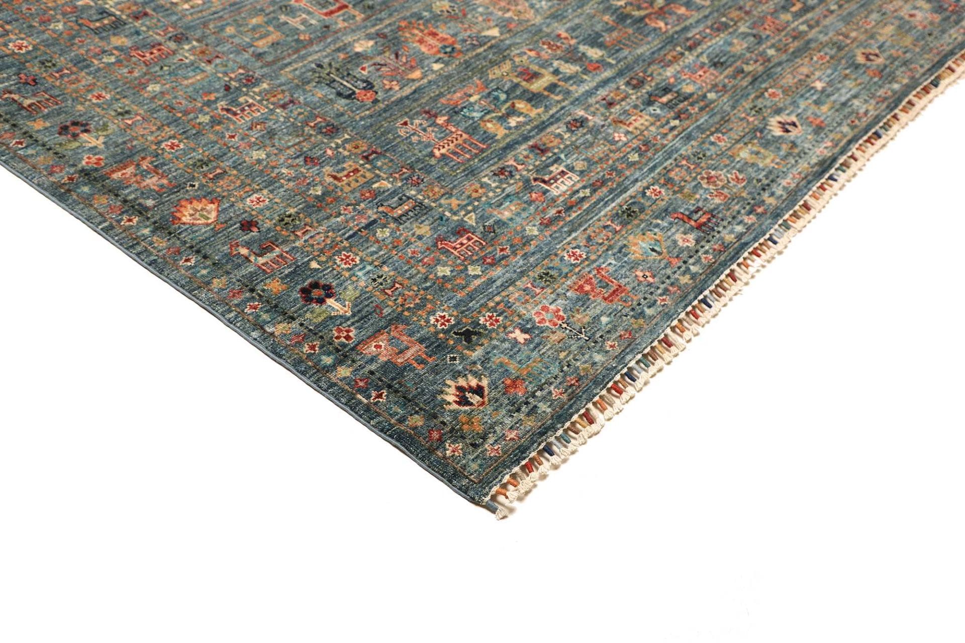 Handgeknüpfter Samarkand Orientteppich 246 × 348 cm