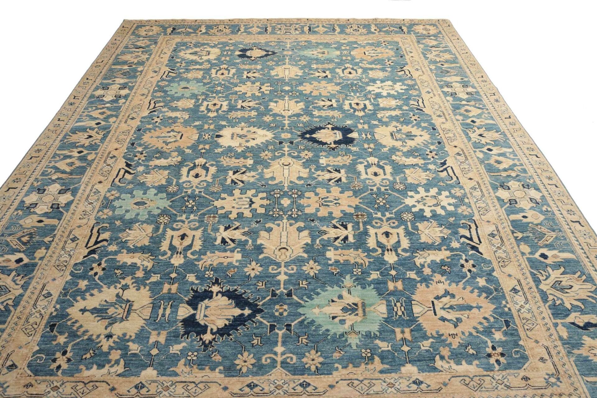 Handgeknüpfter Kazak Orientteppich 270 × 367 cm