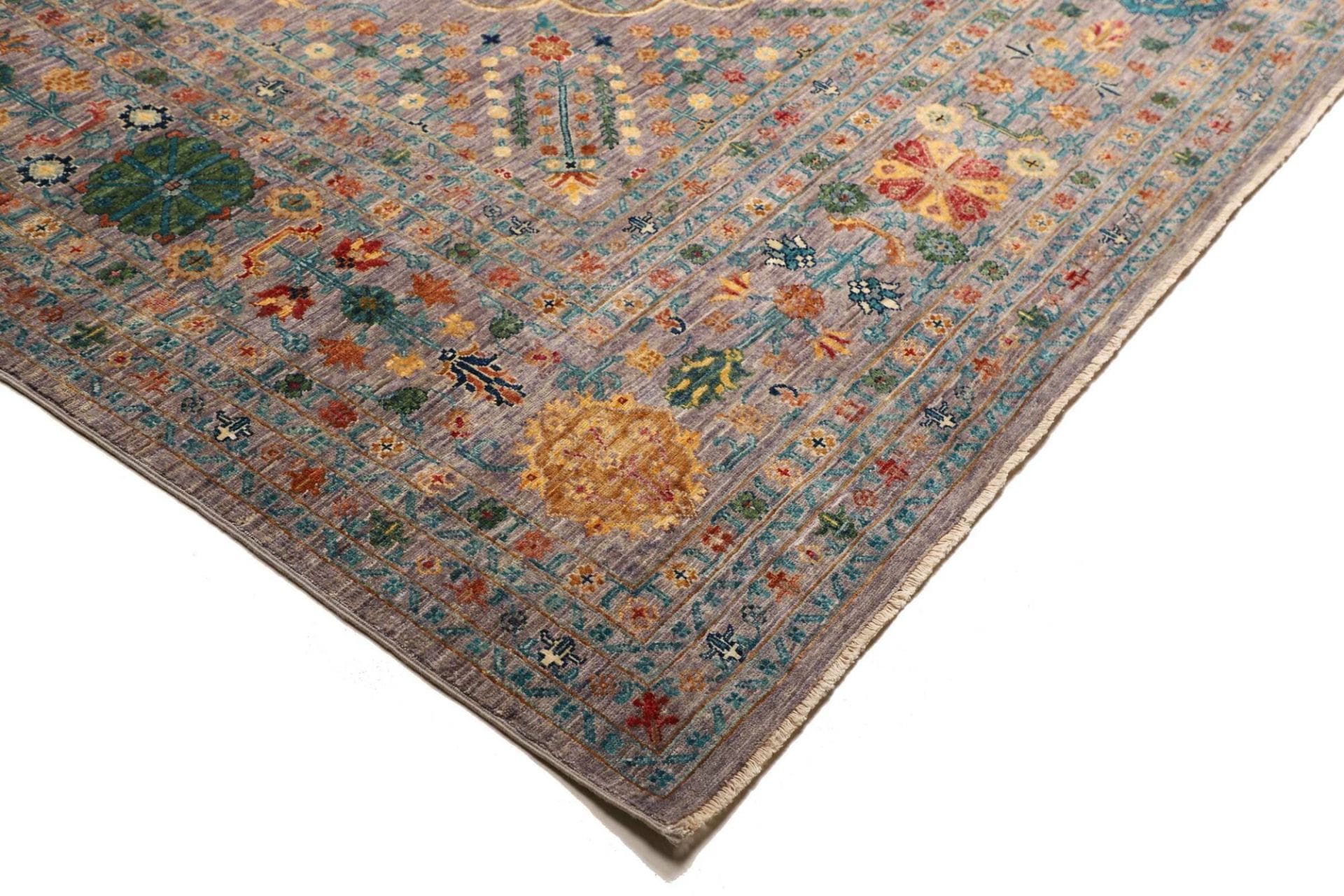 Handgeknüpfter Samarkand Orientteppich 269 × 364 cm