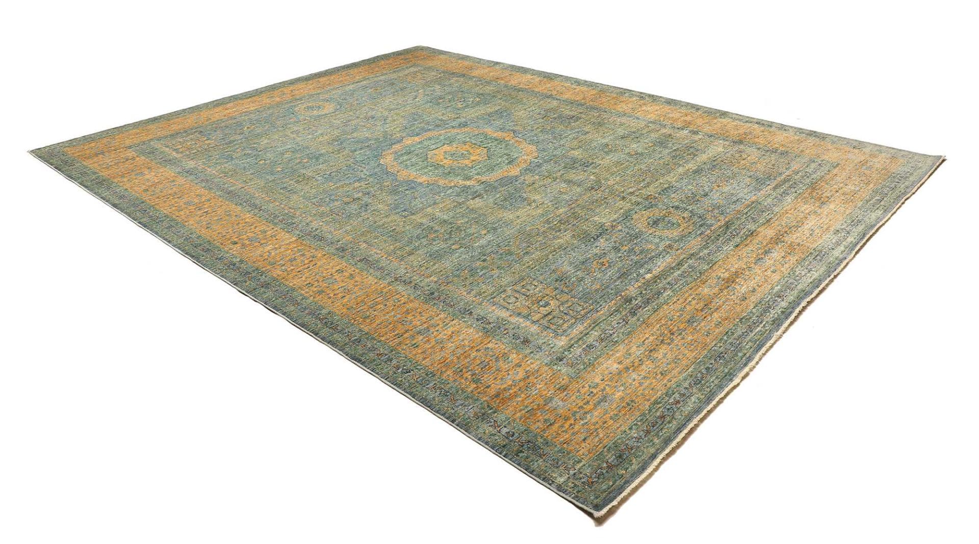 Handgeknüpfter Mamluk Orientteppich, 276 × 352 cm, Wolle