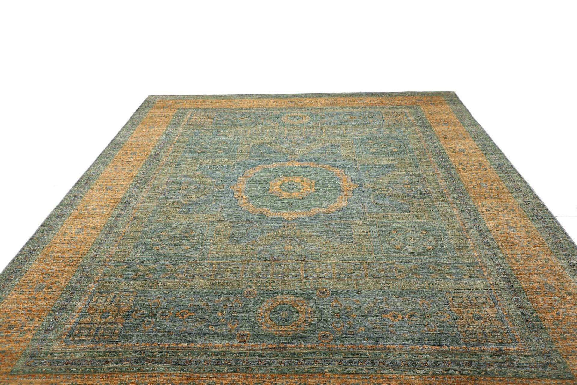 Handgeknüpfter Mamluk Orientteppich, 276 × 352 cm, Wolle