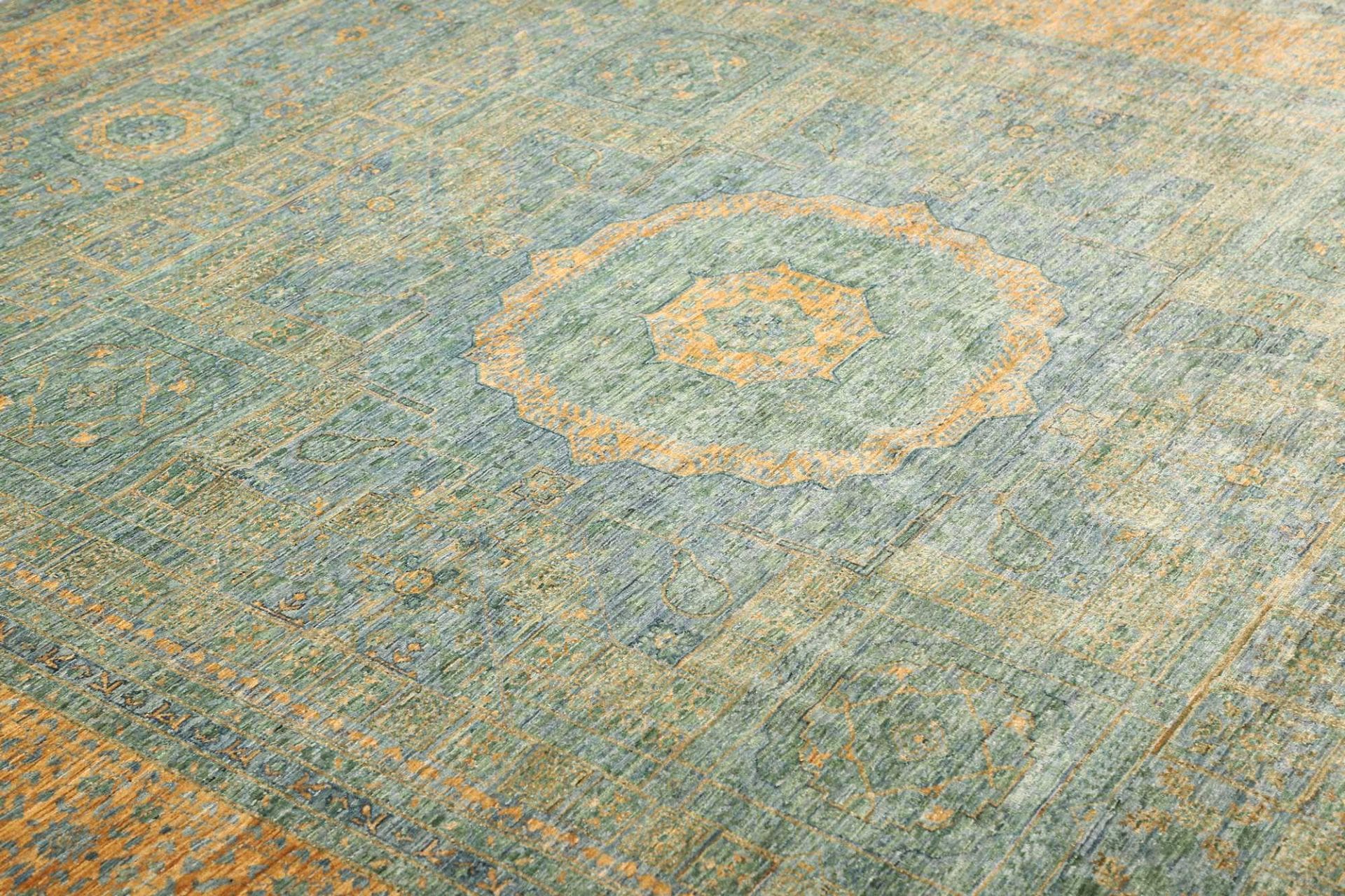 Handgeknüpfter Mamluk Orientteppich, 276 × 352 cm, Wolle